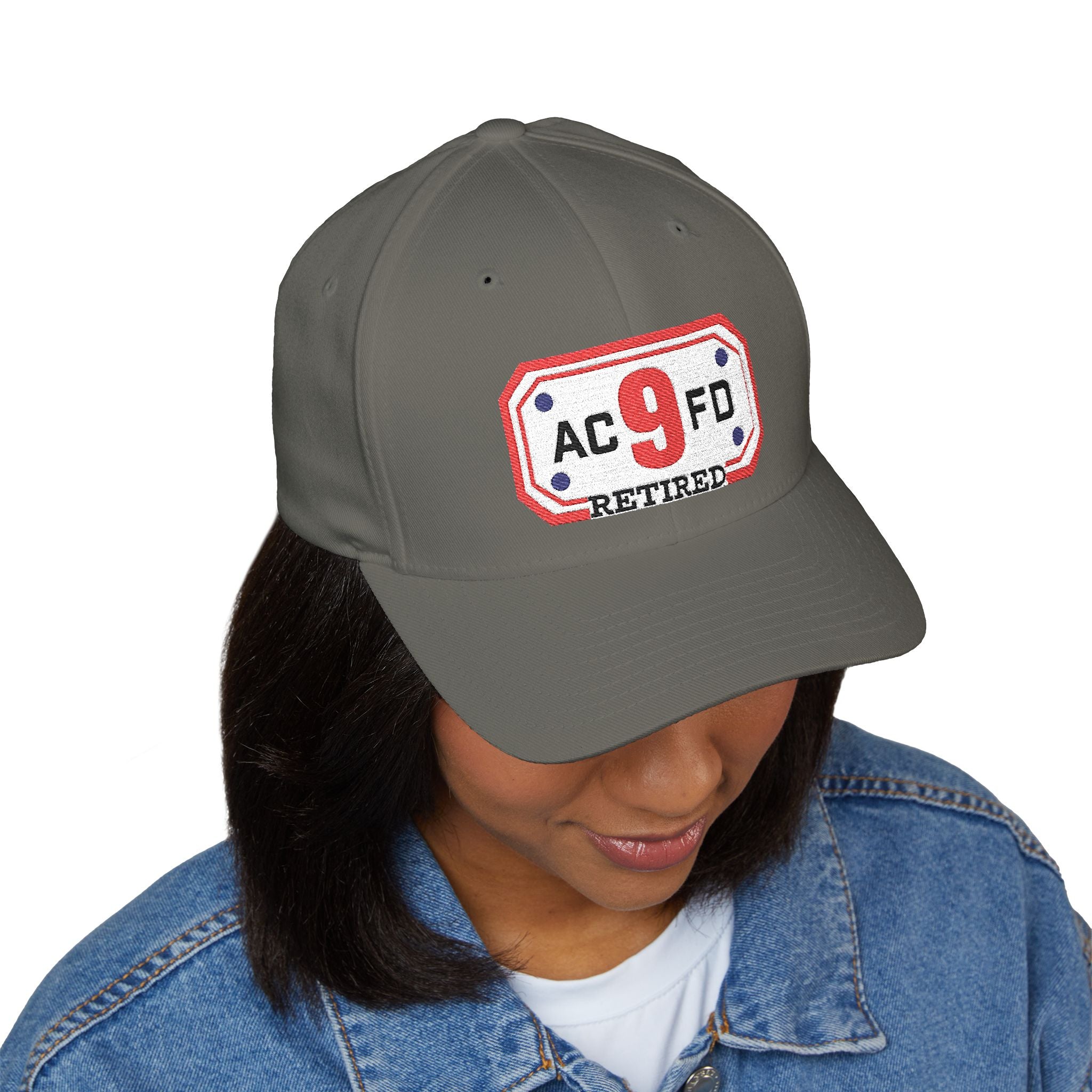 Retired Arlington Engine 9 - FLEXFIT Closed-Back Structured Cap (Embroidery)