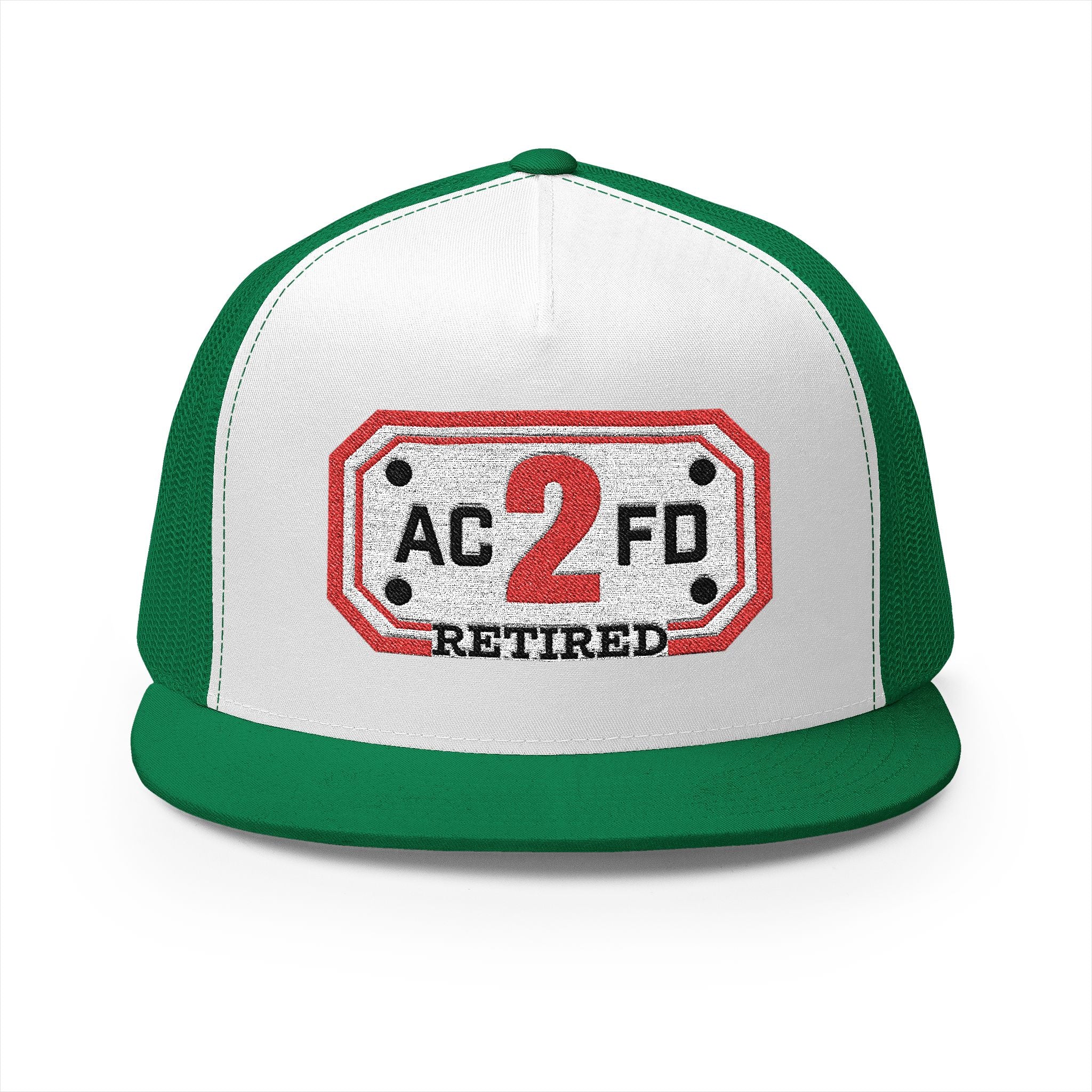Retired Arlington Engine 2 - 5 Panel Trucker Cap (Embroidery)