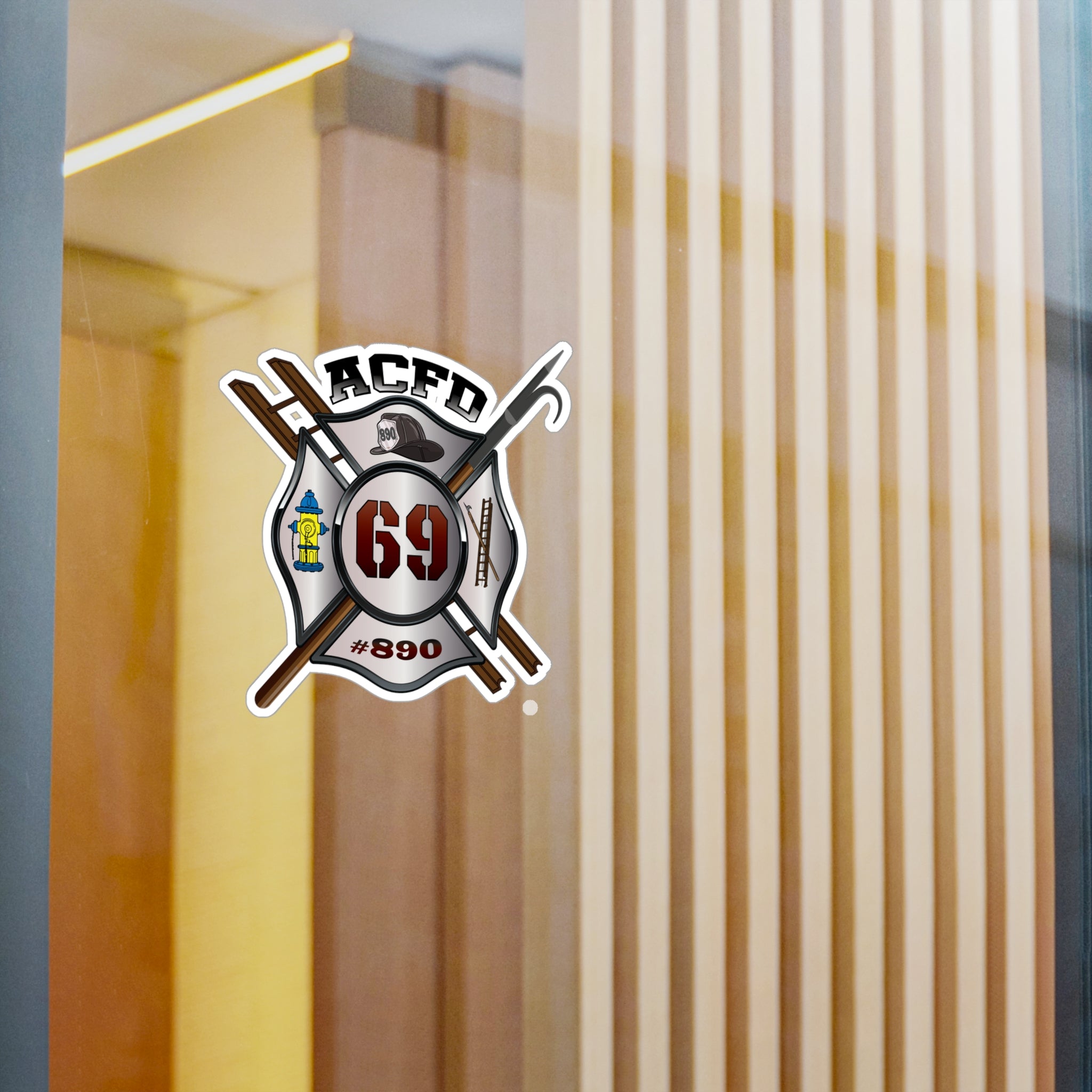 Kiss-Cut Vinyl Decals -Recruit Class 69 Arlington Maltese