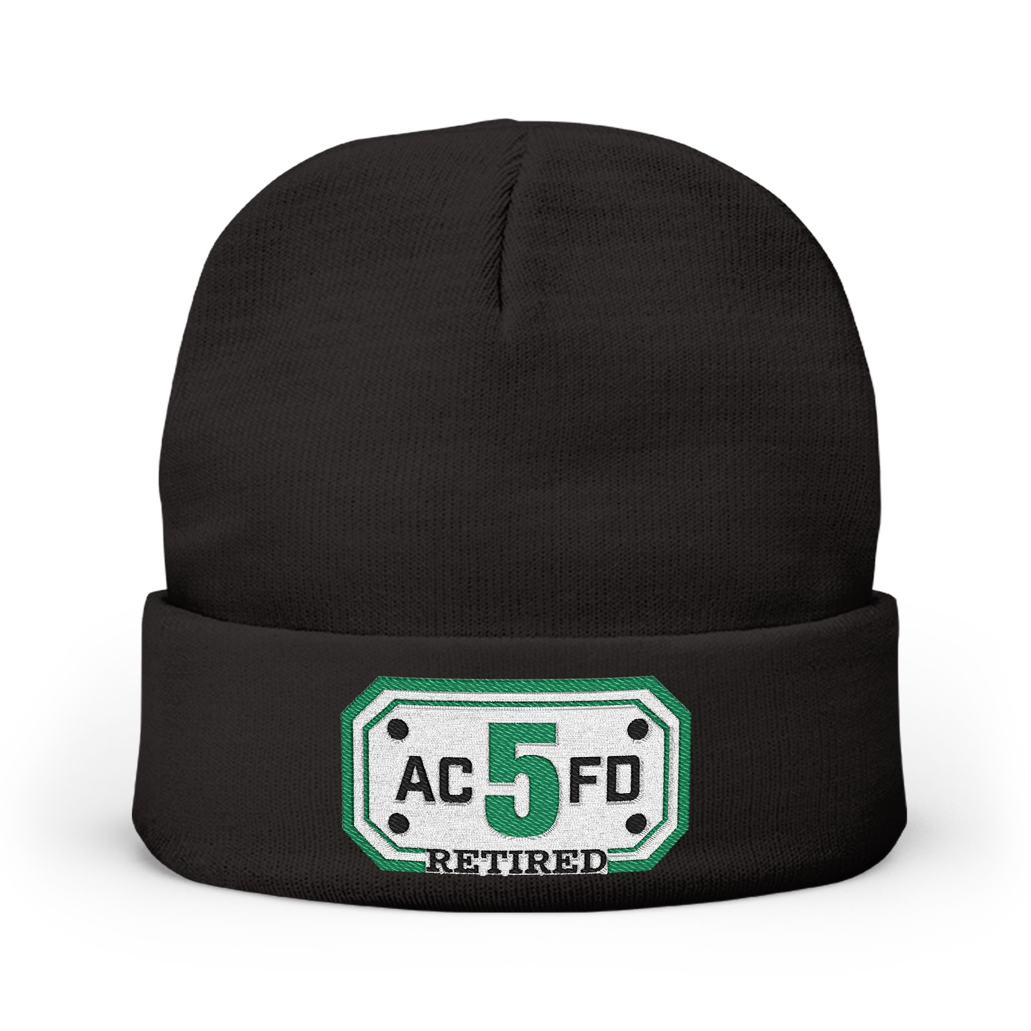 Retired Arlington Truck 5 - Knit Beanie (Embroidery)