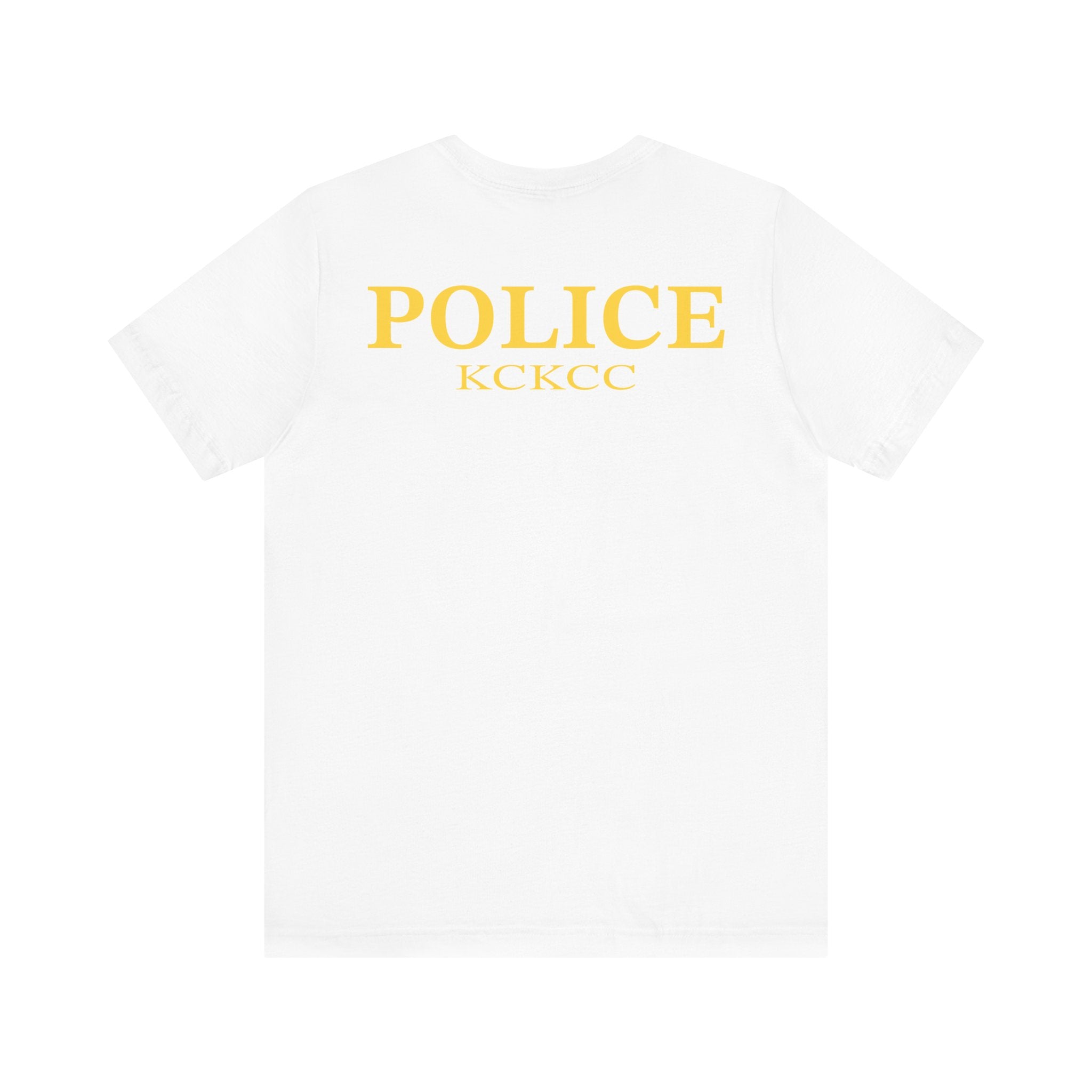 KCKCC Police Patch Color - Unisex Jersey Short Sleeve Tee