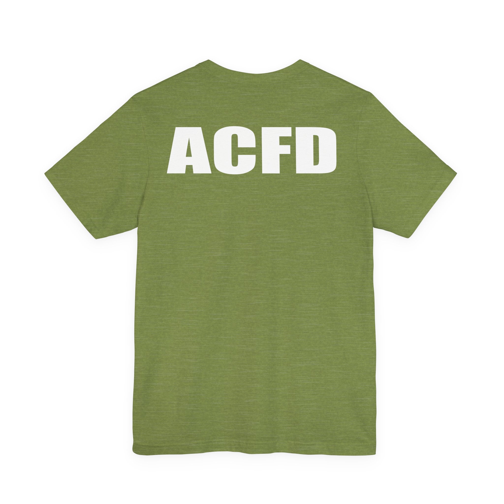 Station 3 Rhino Logo Firefighter Back - Bella+Canvas Soft Unisex Tee-