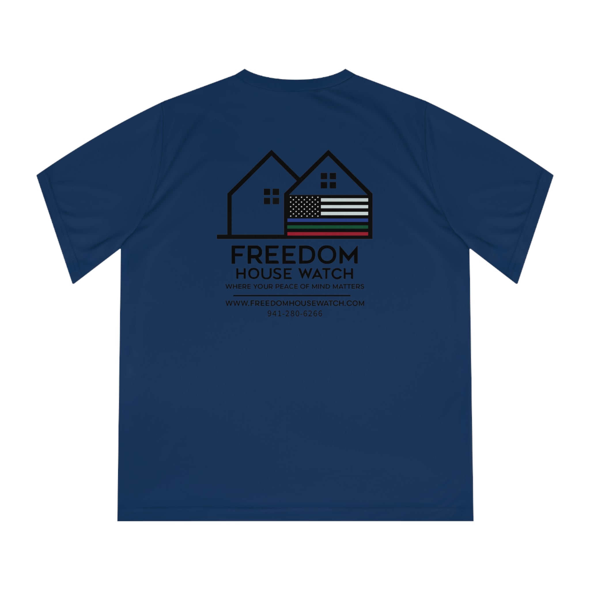 Freedom House Watch - Women's Performance V-Neck T-Shirt