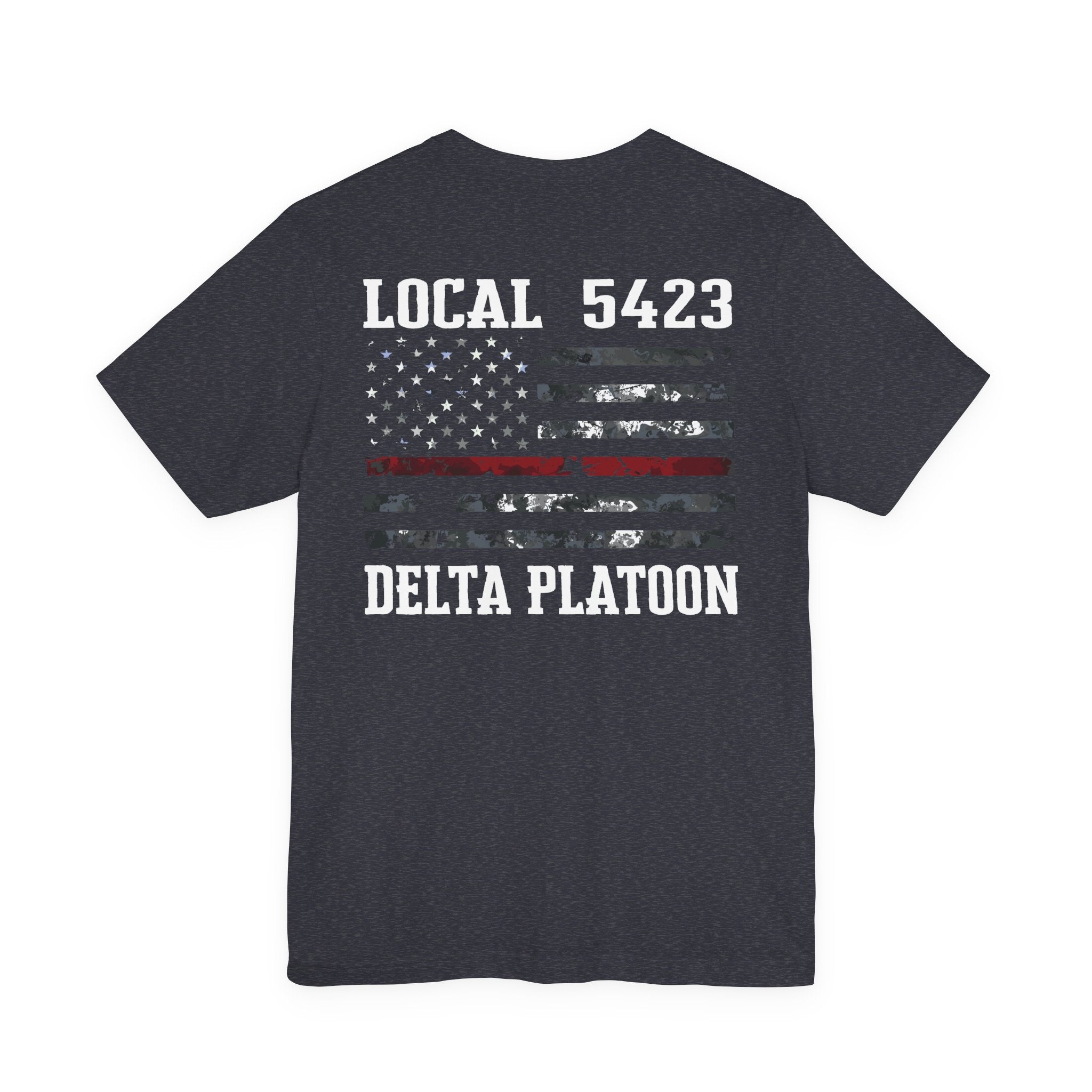 Manheim Township Local Delta Platoon Local white - Bella+Canvas Soft Unisex Tee