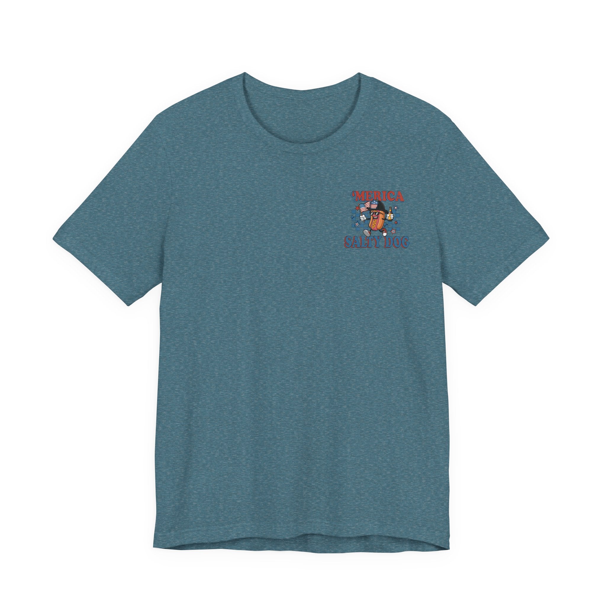 Salty Dog 'Merica Shirt - Bella-Canva Soft Jersey Short Sleeve Tee
