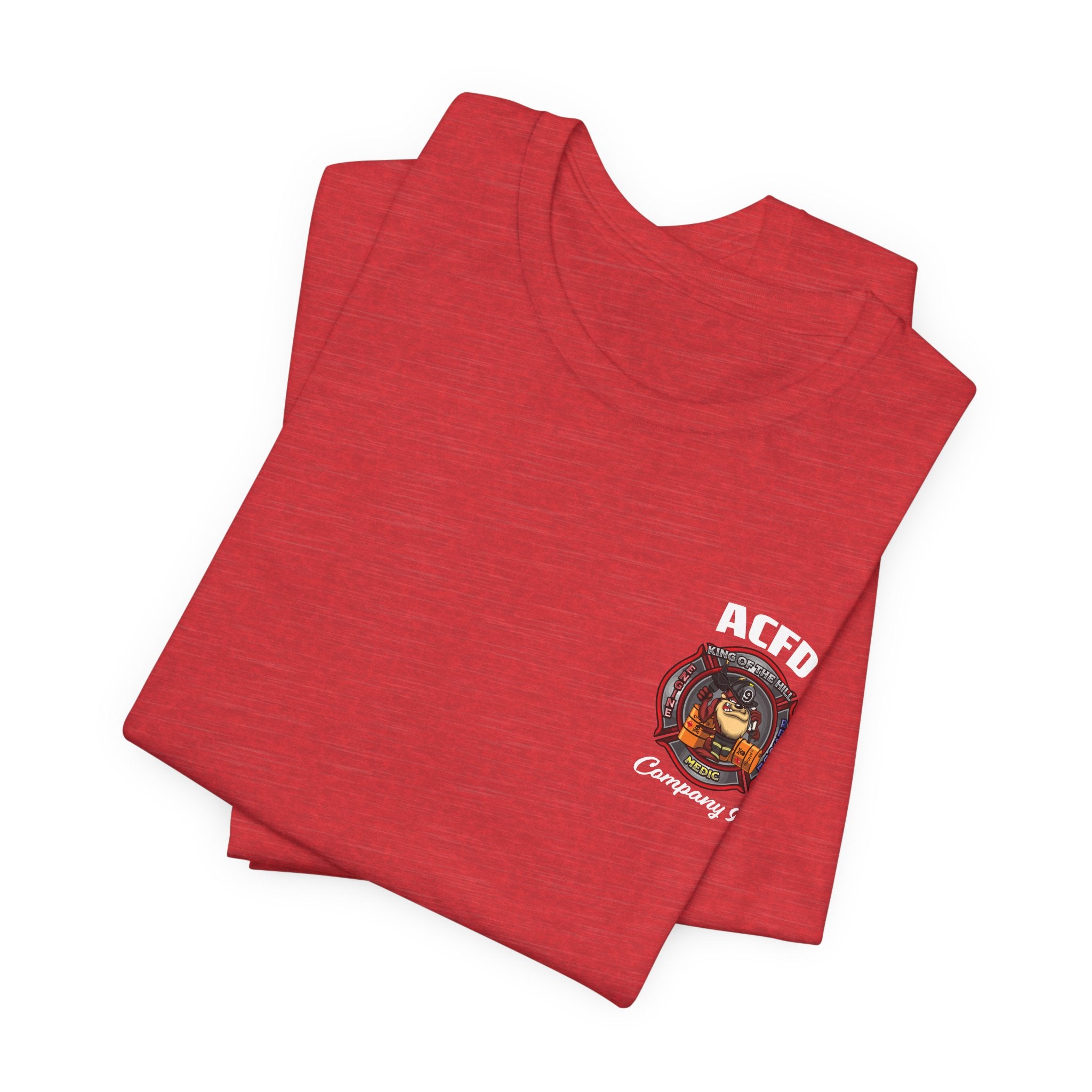 Station 9 Firefighter - Engine - Bella+Canvas Soft Unisex Tee