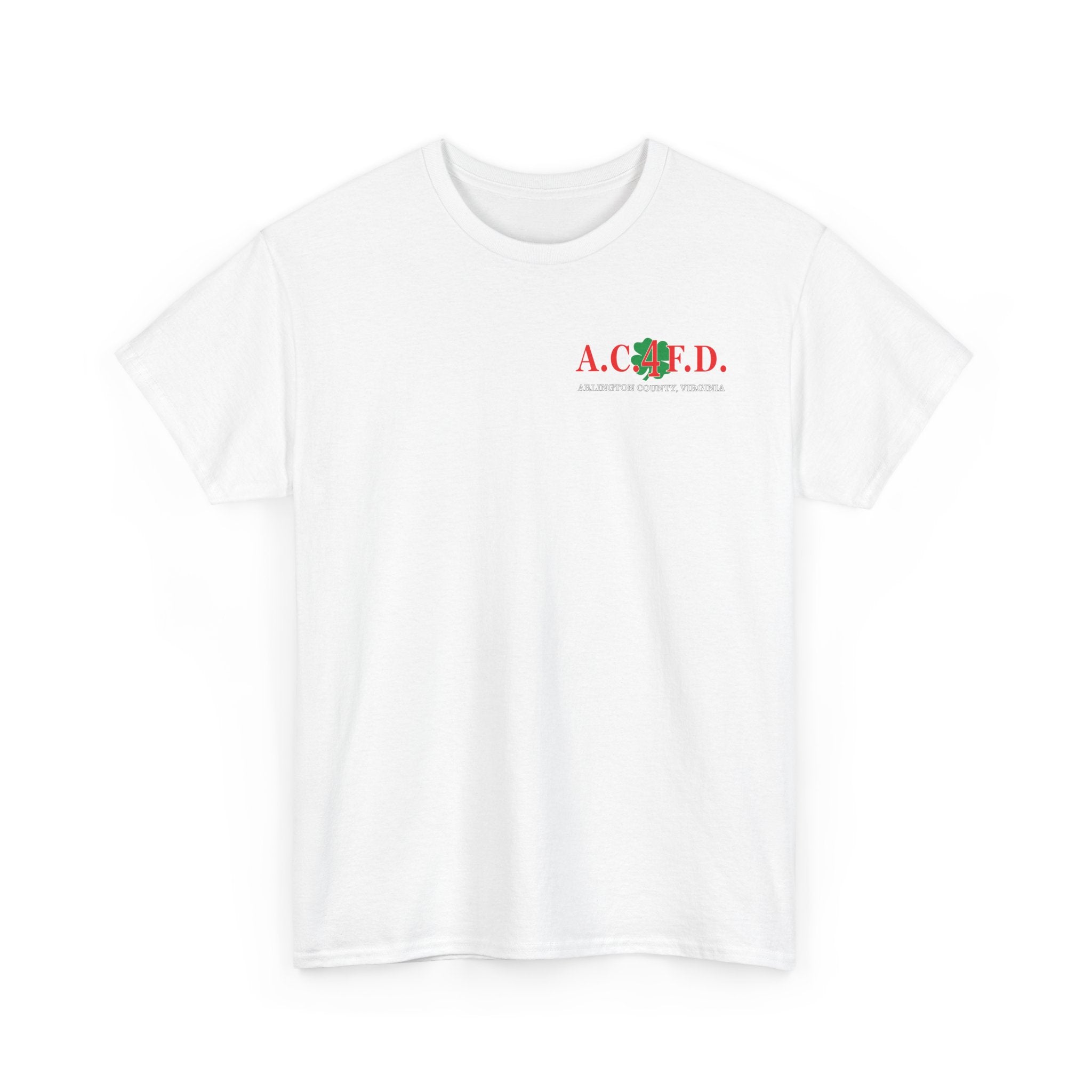 Station 4 AC4FD front / Clover back - Gildan 100% Cotton Tee Unisex Heavy