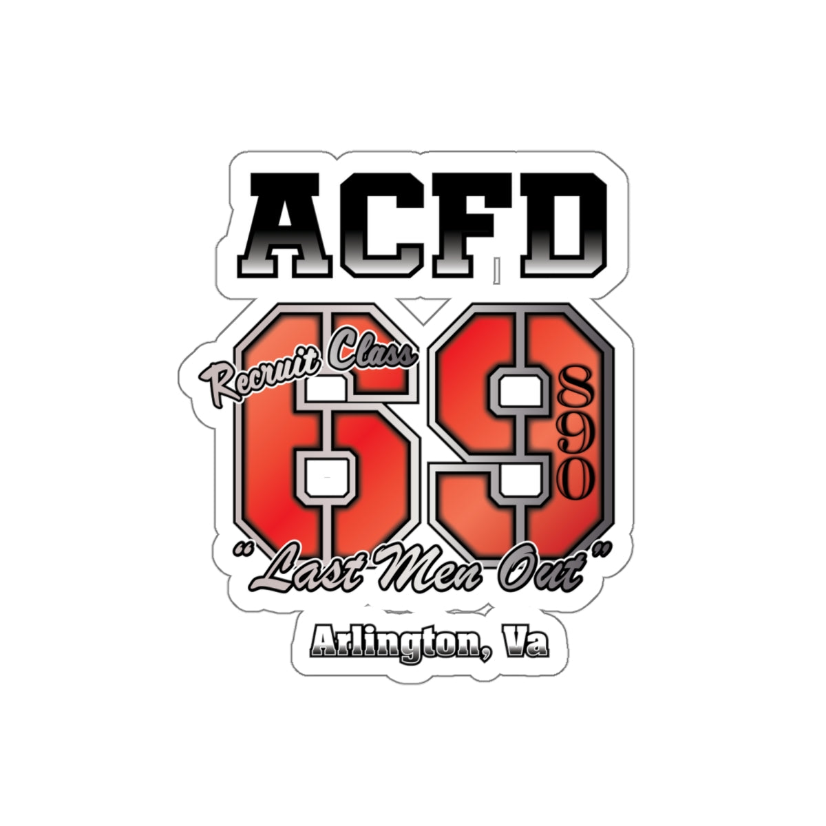 Die-Cut Stickers - Recruit Class 69 Arlington
