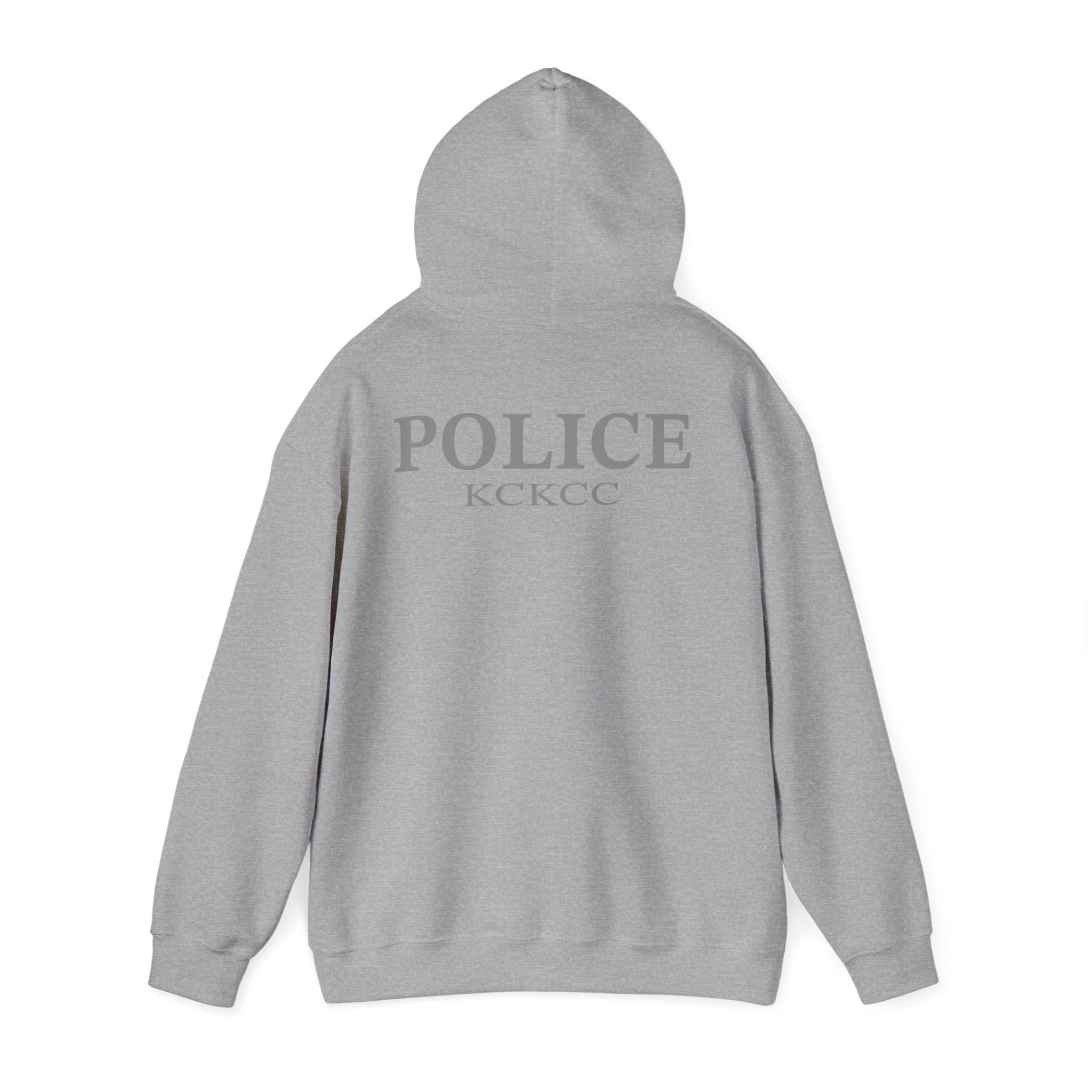Kansas City College Police Grey Patch - Unisex Heavy Blend™ Hooded Sweatshirt