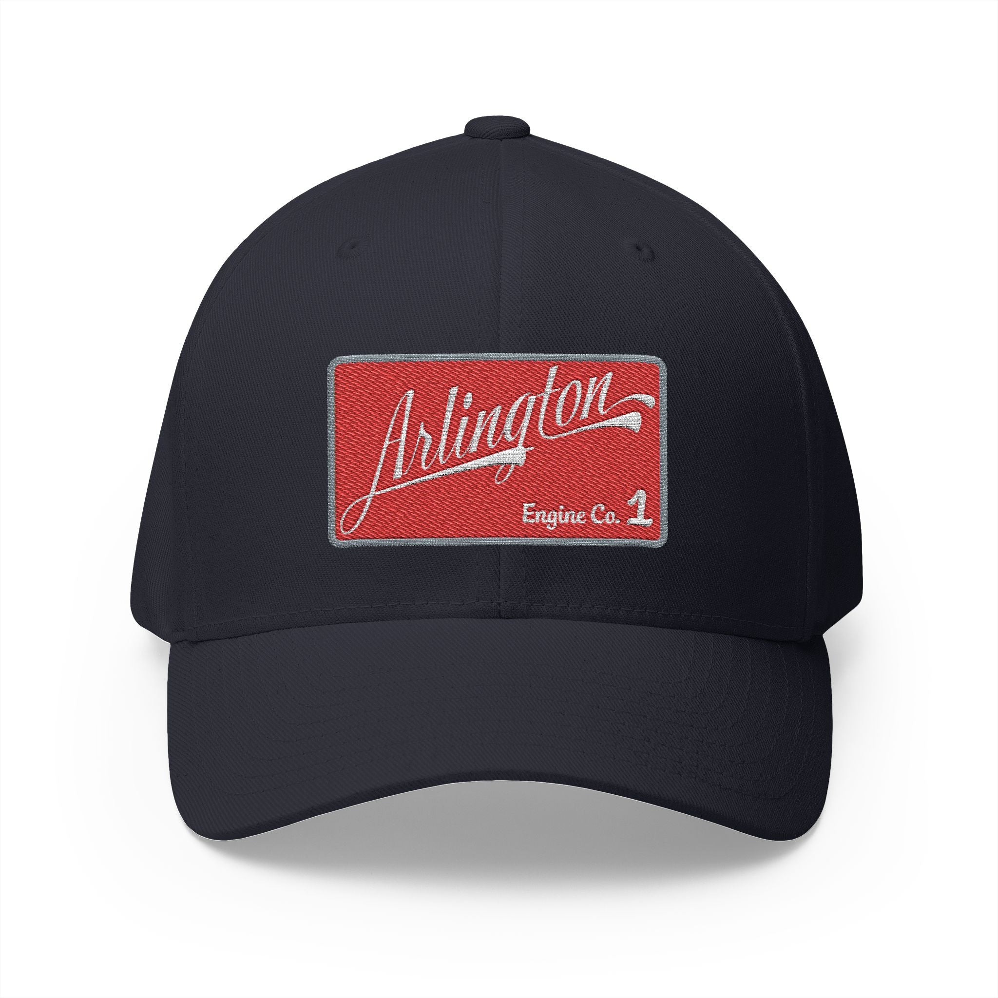 Arlington Engine Company 1 - FLEXFIT Closed-Back Structured Cap (Embroidery)