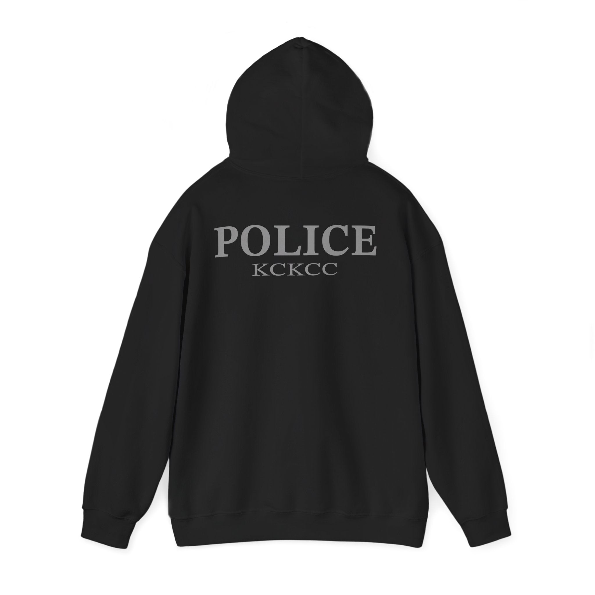 Kansas City College Police Grey Patch - Unisex Heavy Blend™ Hooded Sweatshirt