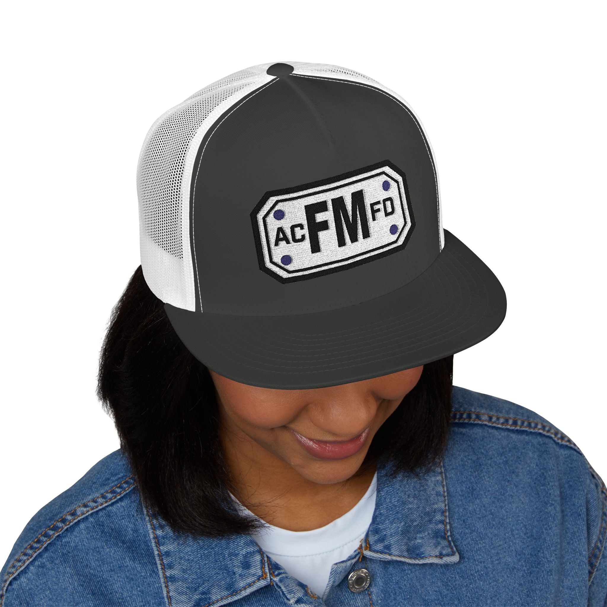 Arlington Fire Marshal - 5 Panel Trucker Cap (Embroidery)
