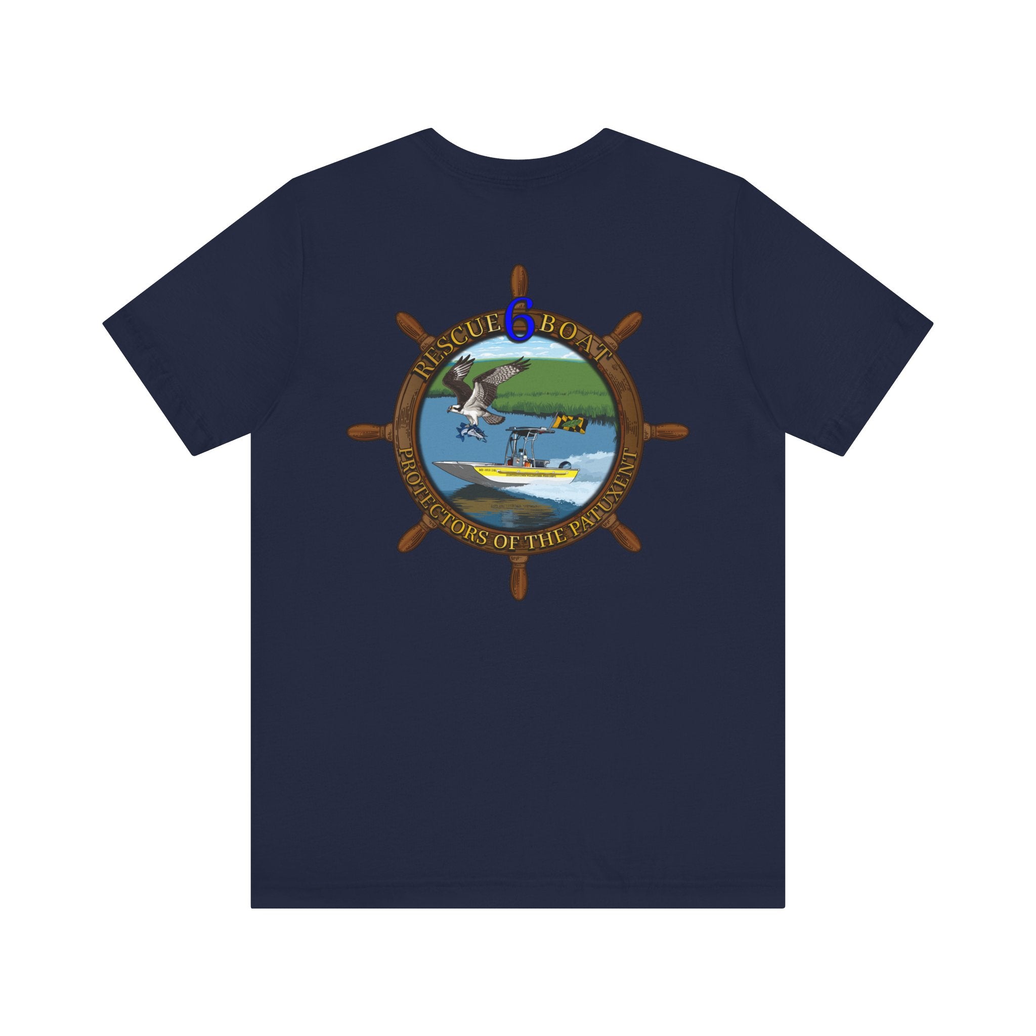 Huntingtown Vol. Fire Boat 6 - Bella+Canvas Soft Unisex Tee