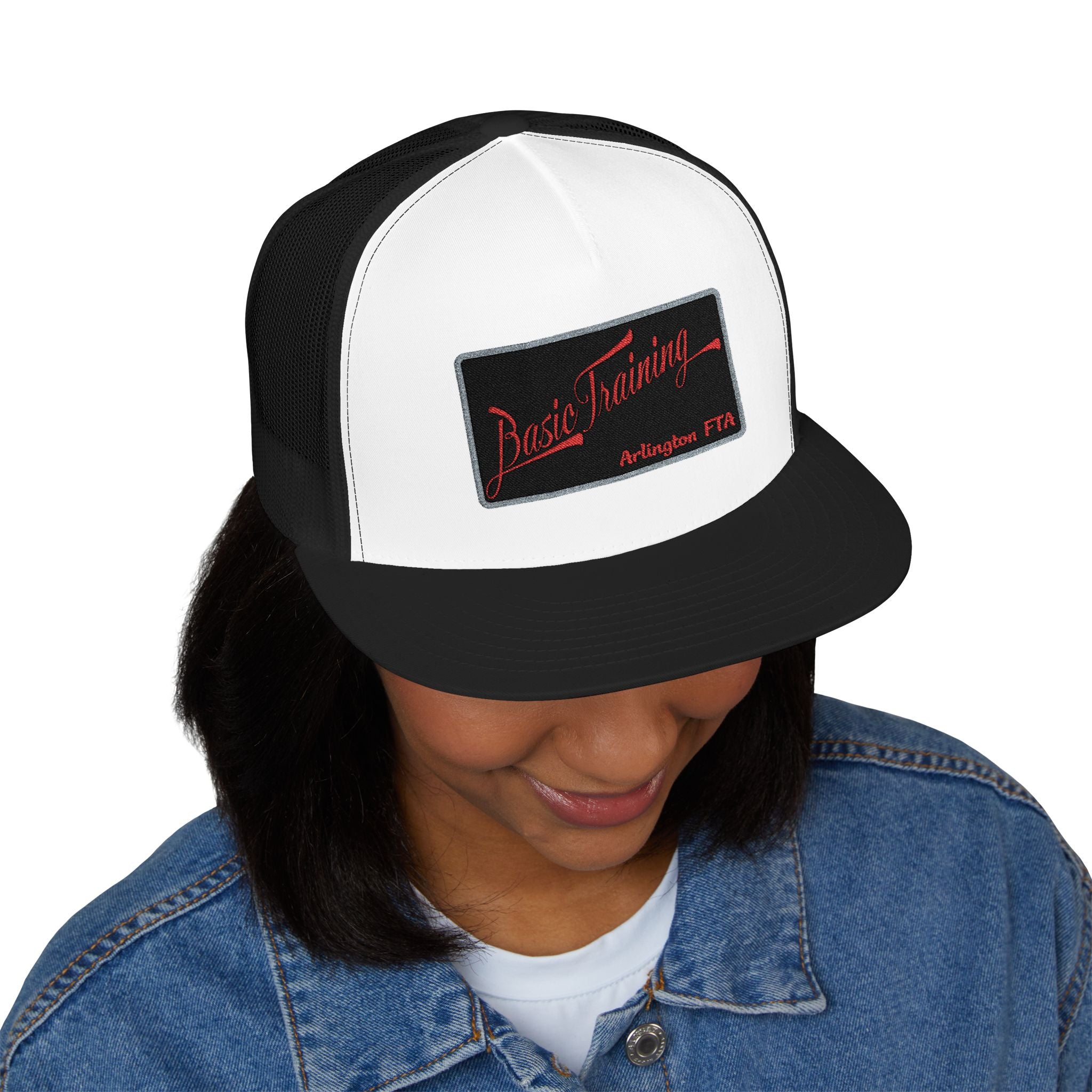 Arlington FTA Basic Training (Fire Training Academy) - 5 Panel Trucker Cap (Embroidery)