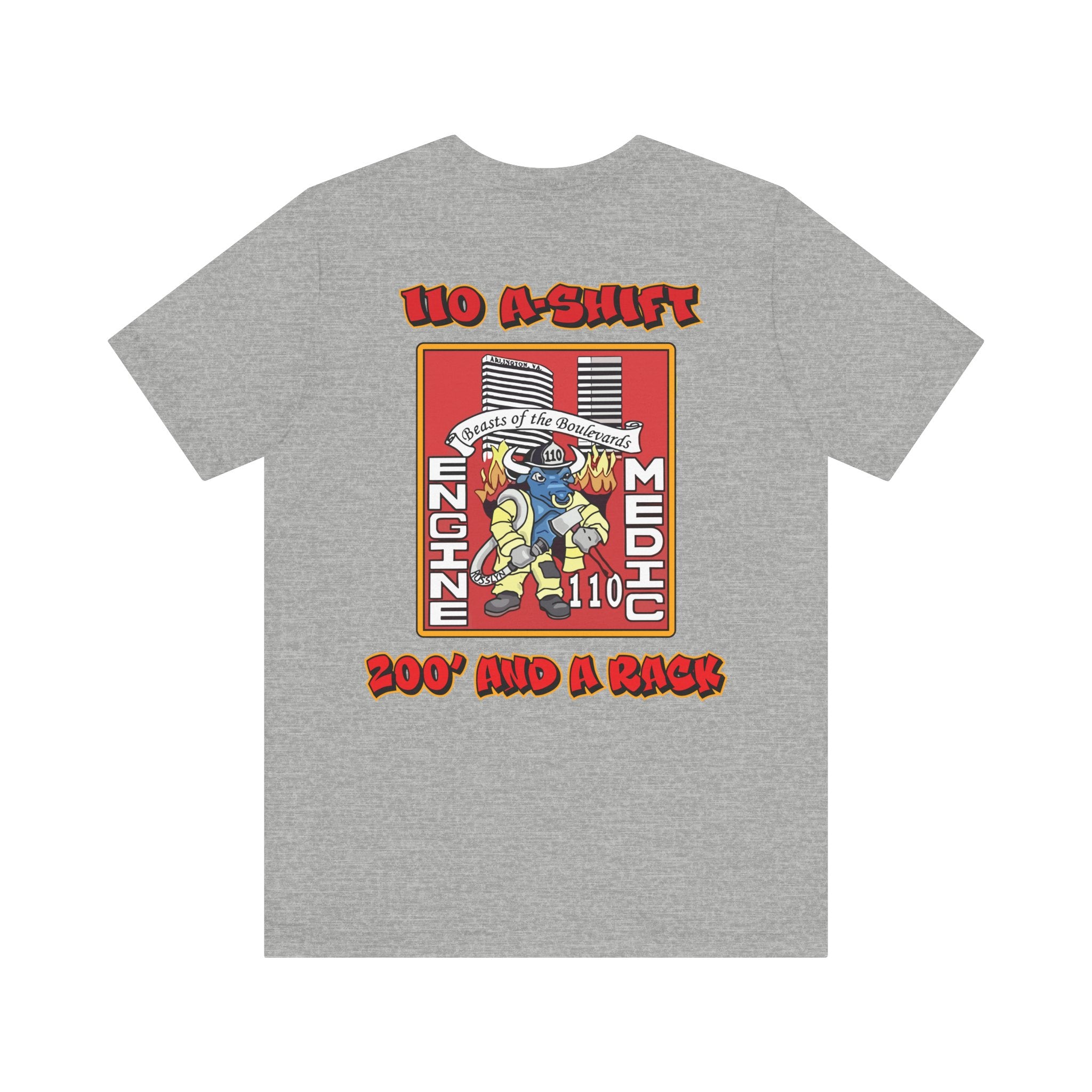 110 A-Shift Shirt Arlington - Bella+Canvas Soft Unisex Tee