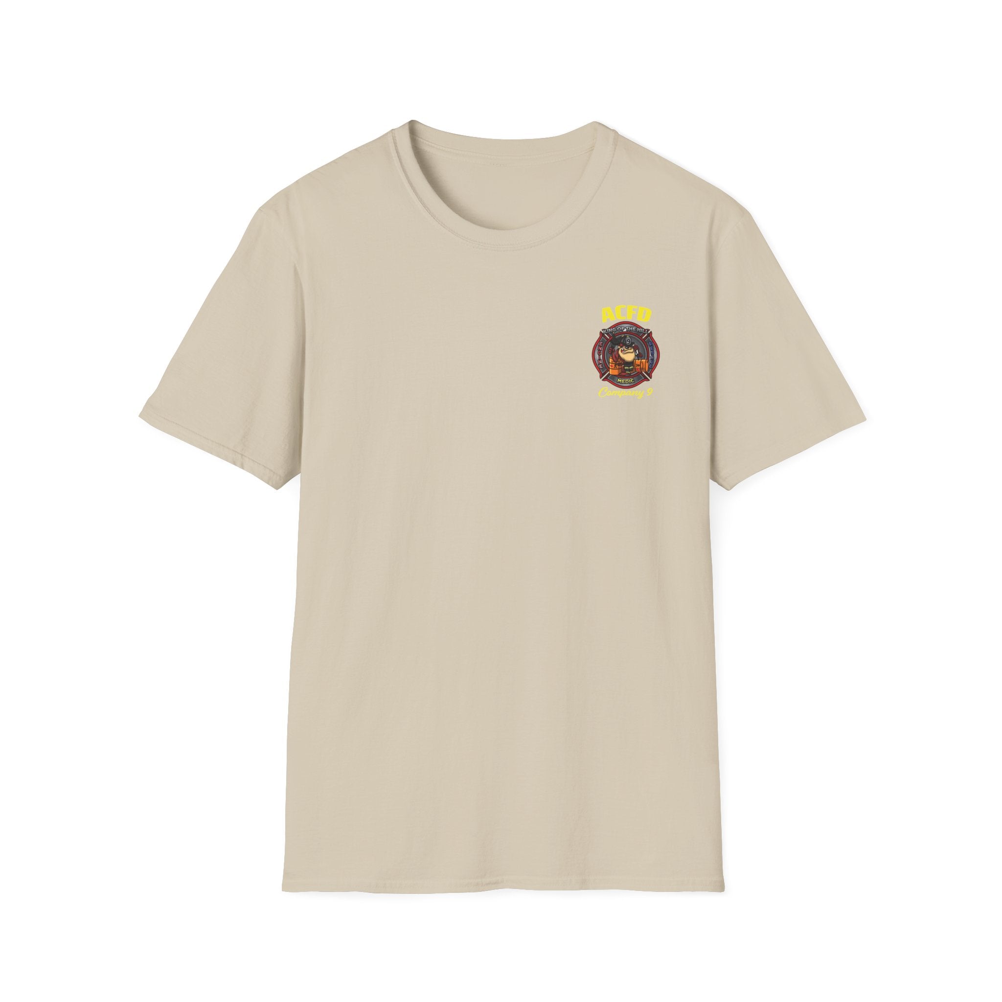 Station 9 Taz Front / Officer Rescue 9 back - Gildan Soft Cotton Softstyle T-Shirt