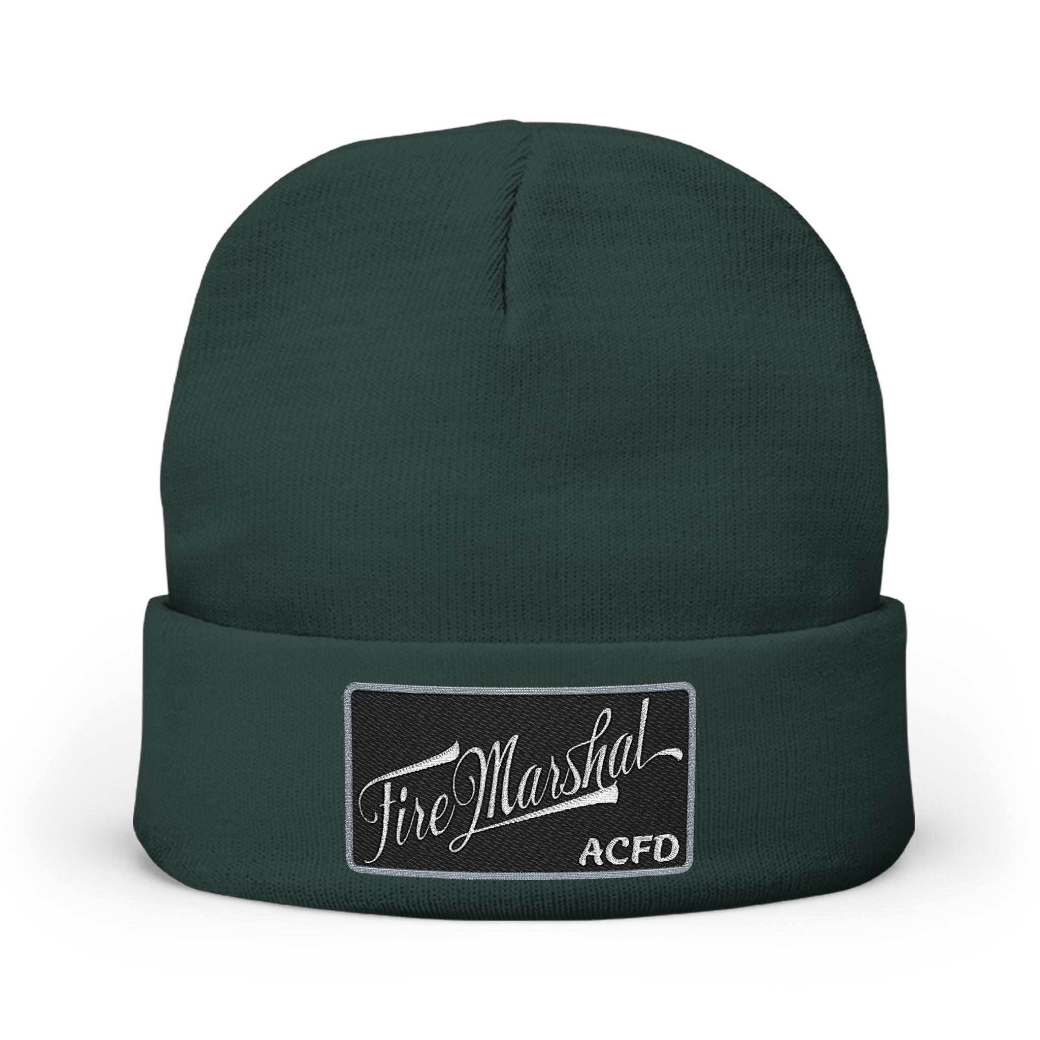 Arlington Fire Marshal Written- Knit Beanie (Embroidery)