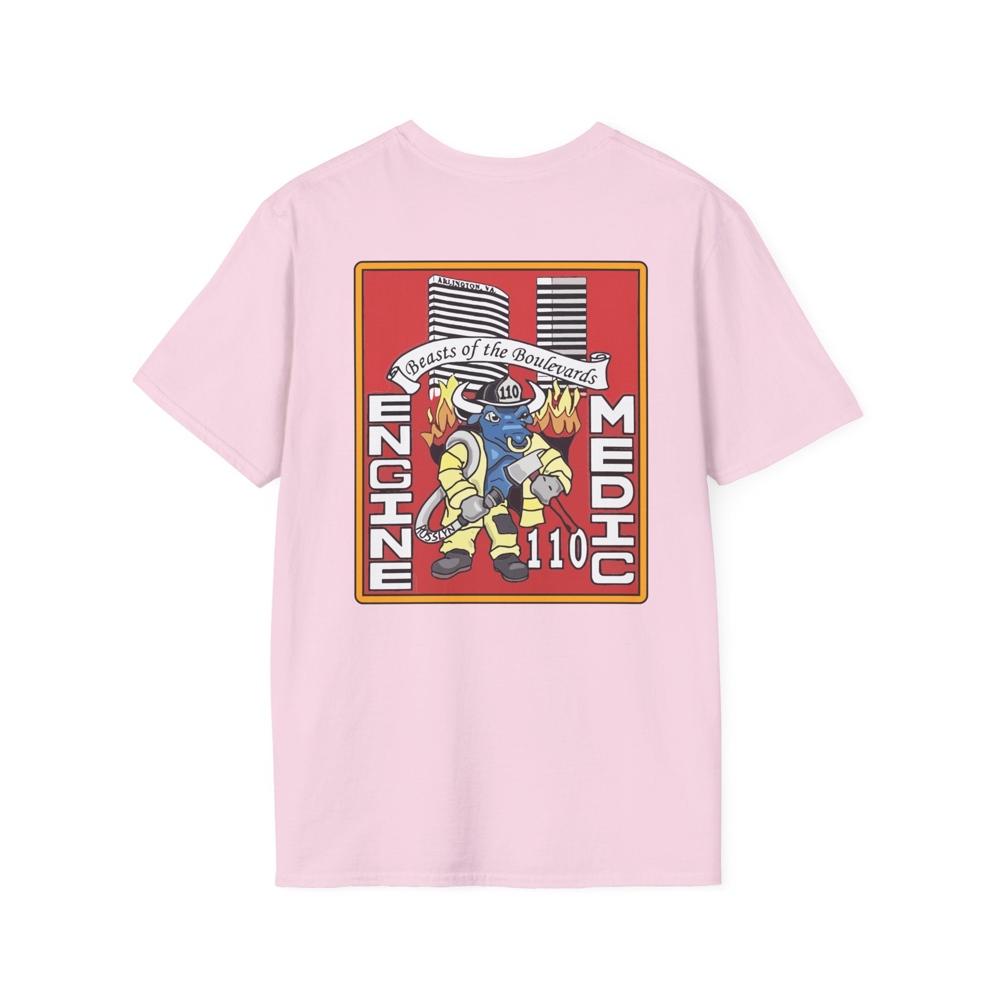 Arlington Station 10 Beast of Blvd (version 2) - Gildan Soft Cotton Softstyle T-Shirt