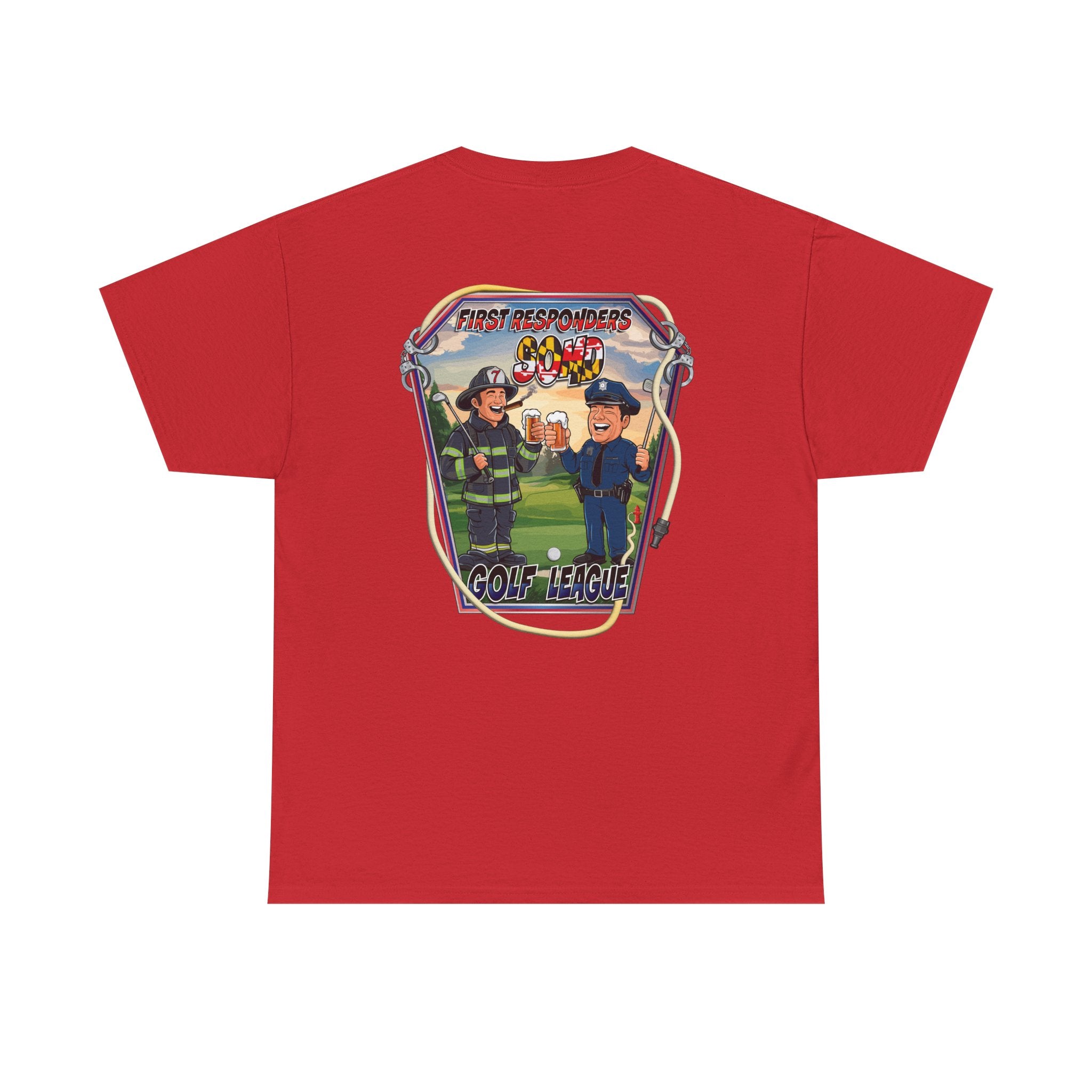 SOMD First Responder Golf - Heavy Cotton Tee