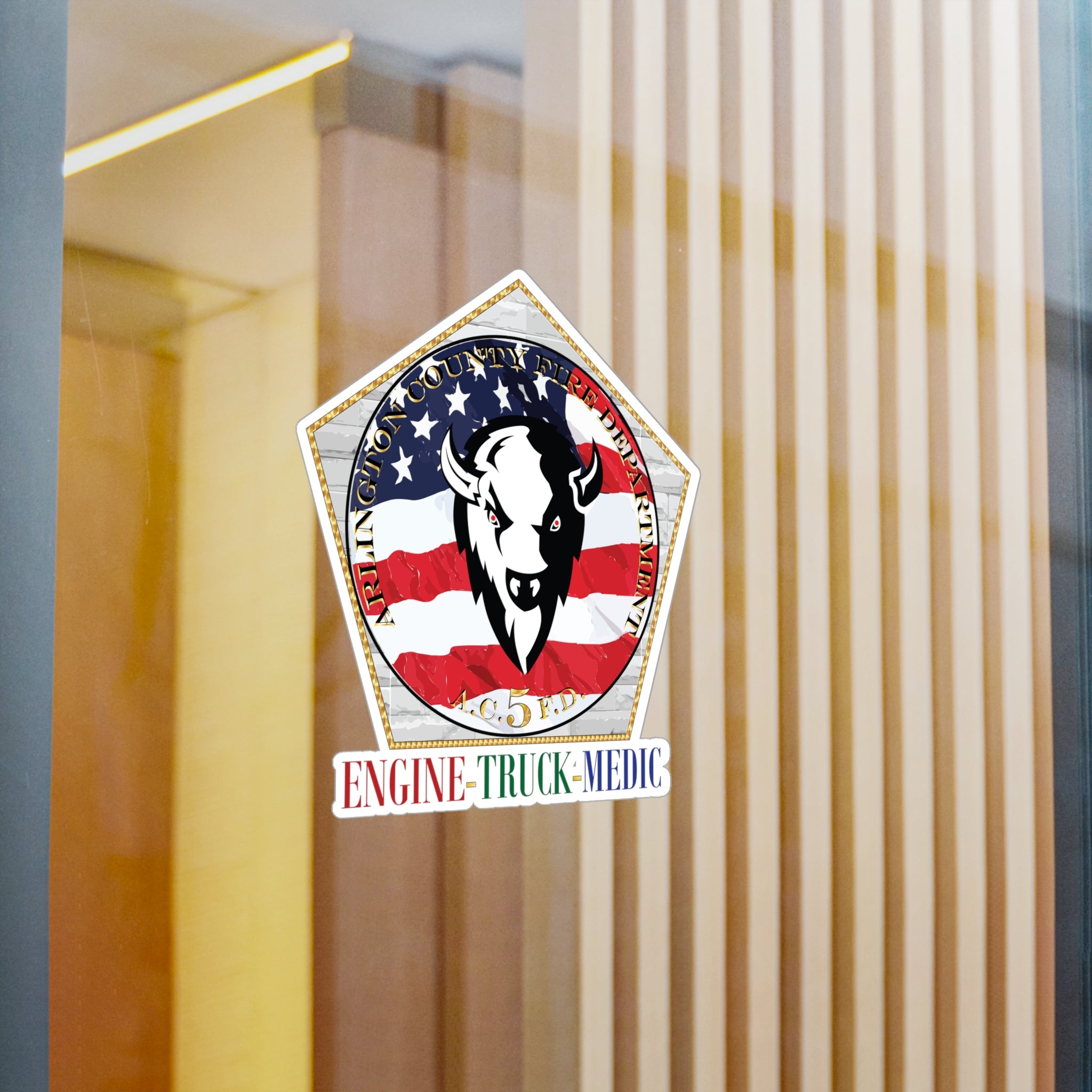 Kiss-Cut Vinyl Decals - Arlington Station 5