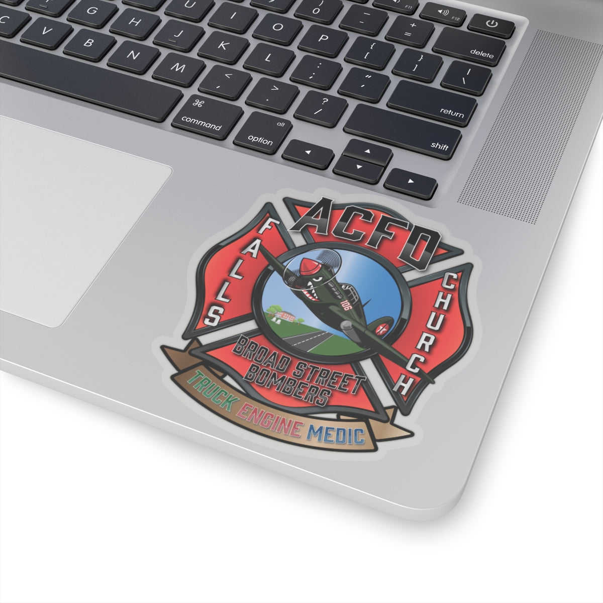 Station 6 Broad Street Bombers Kiss-Cut Stickers