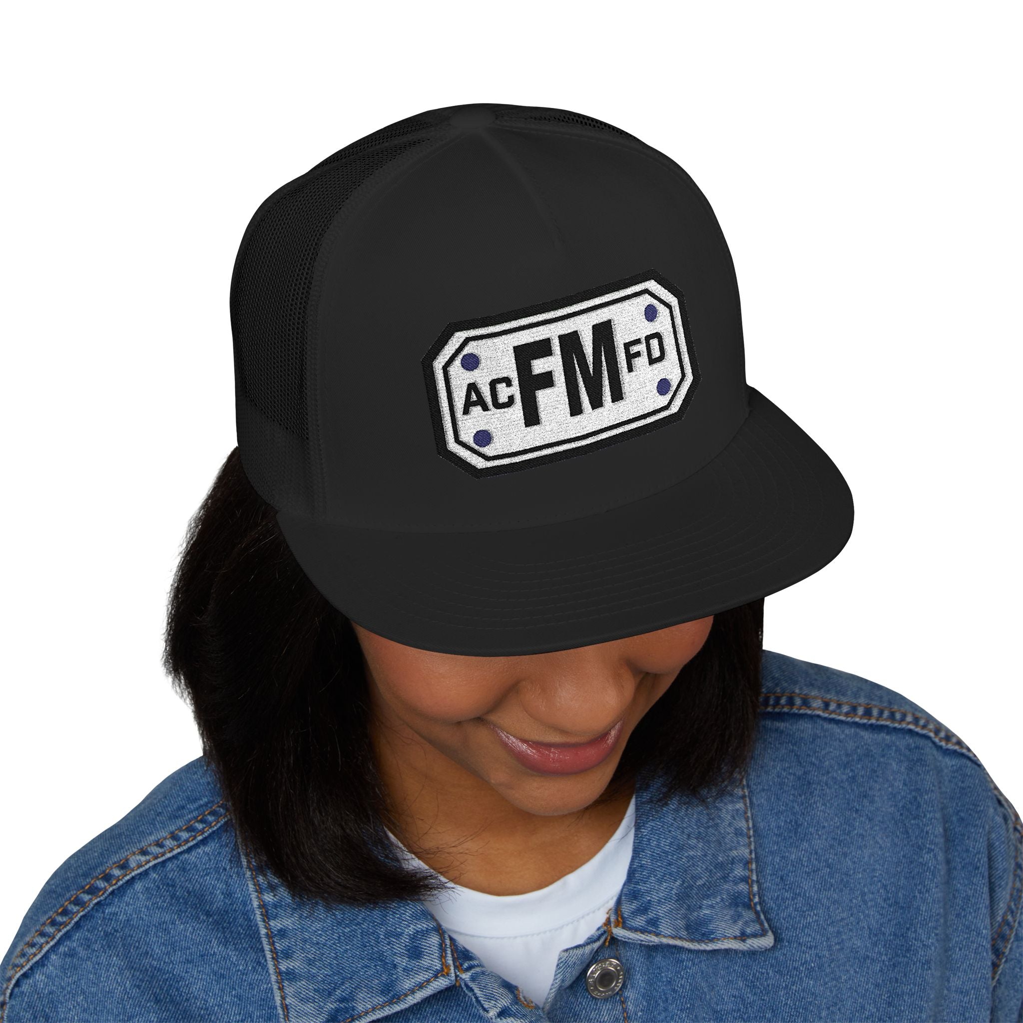 Arlington Fire Marshal - 5 Panel Trucker Cap (Embroidery)