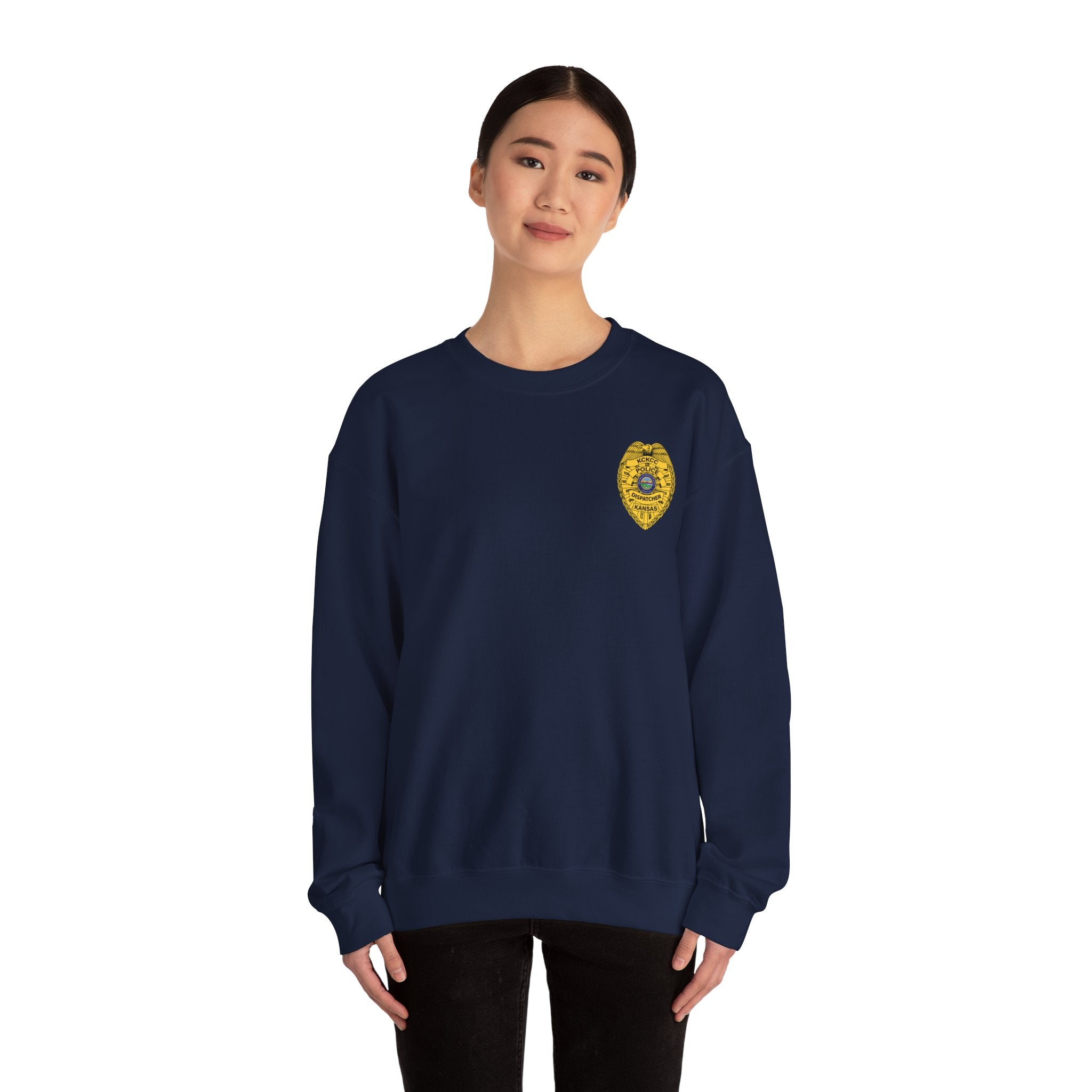Kansas City College Police Dispatcher - Unisex Heavy Blend™ Crewneck Sweatshirt
