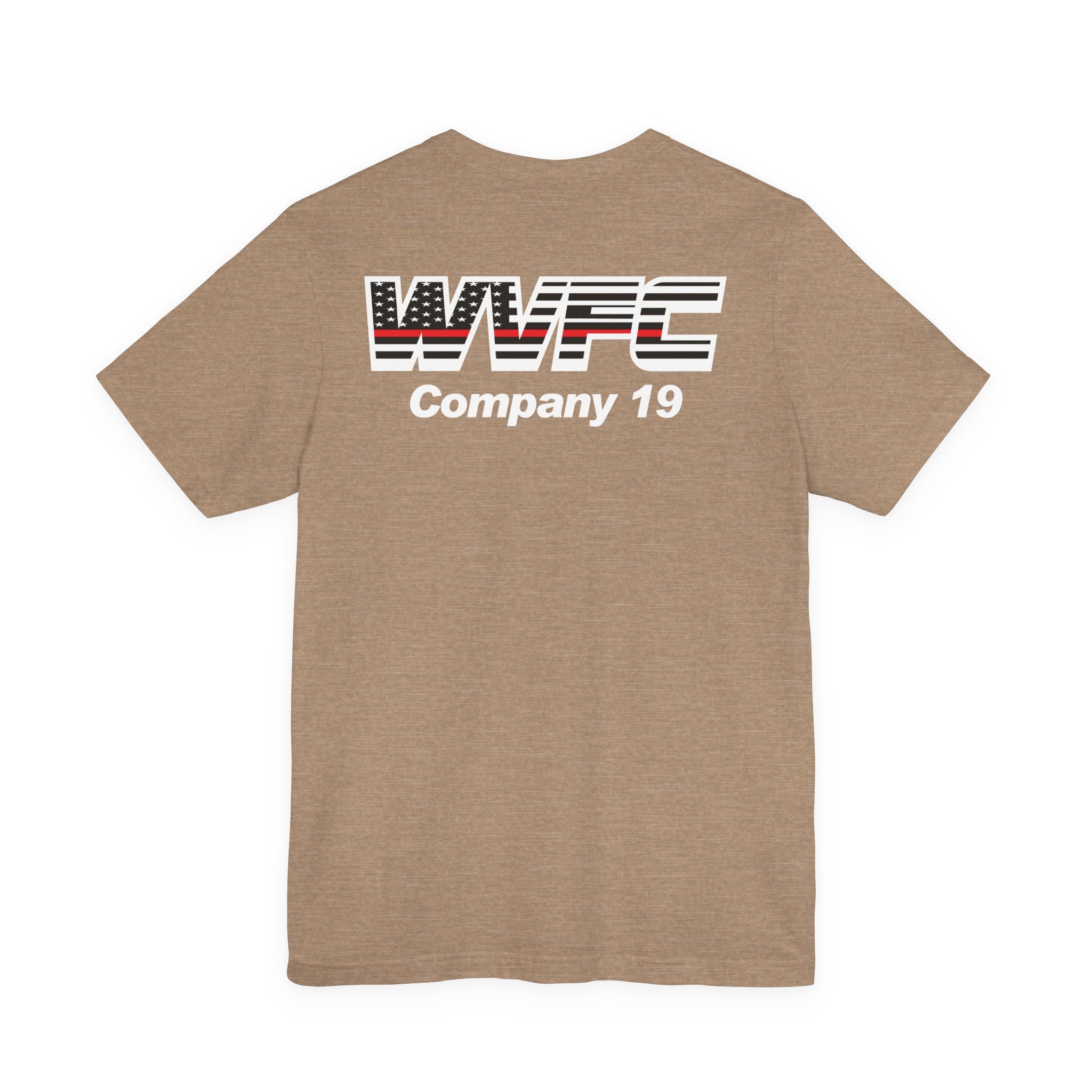 WVFC Goat Version 3 Red Line Flag - Unisex Jersey Short Sleeve Tee