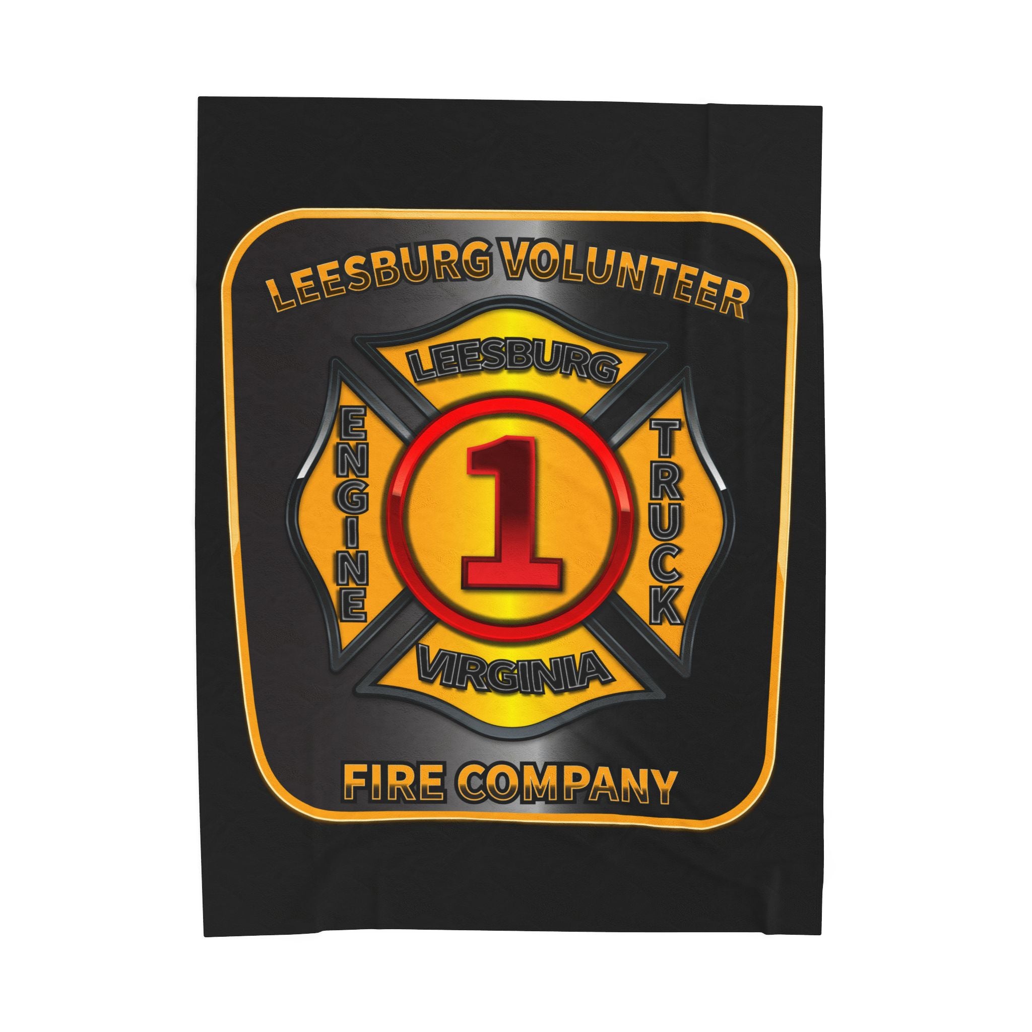 Leesburg Vol. Fire Co. - Velveteen Plush Blanket