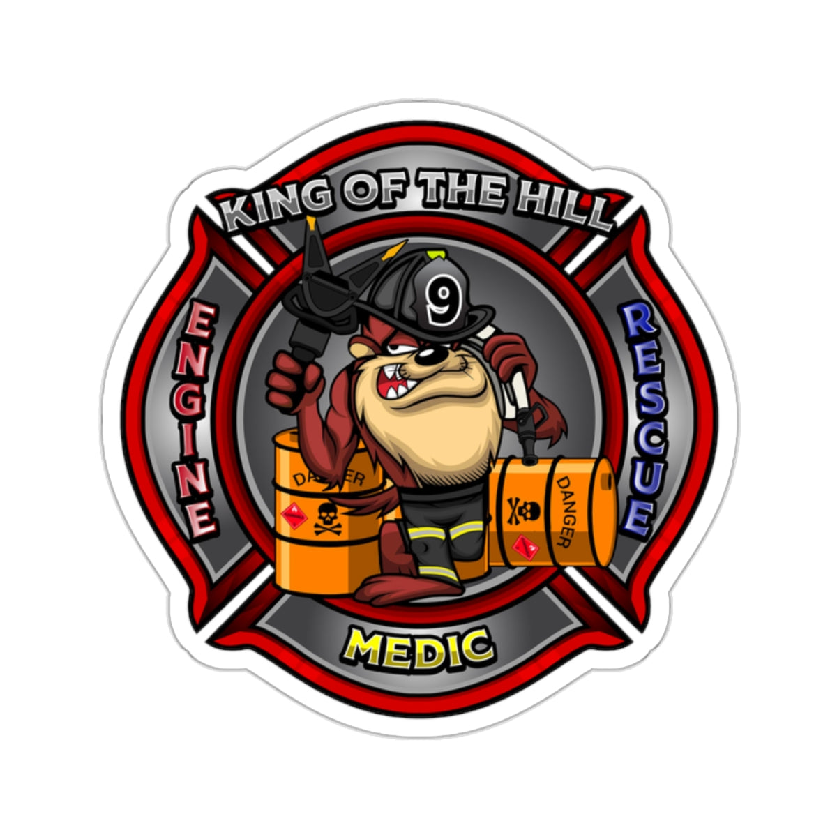 Kiss-Cut Stickers - Arlington Station 9