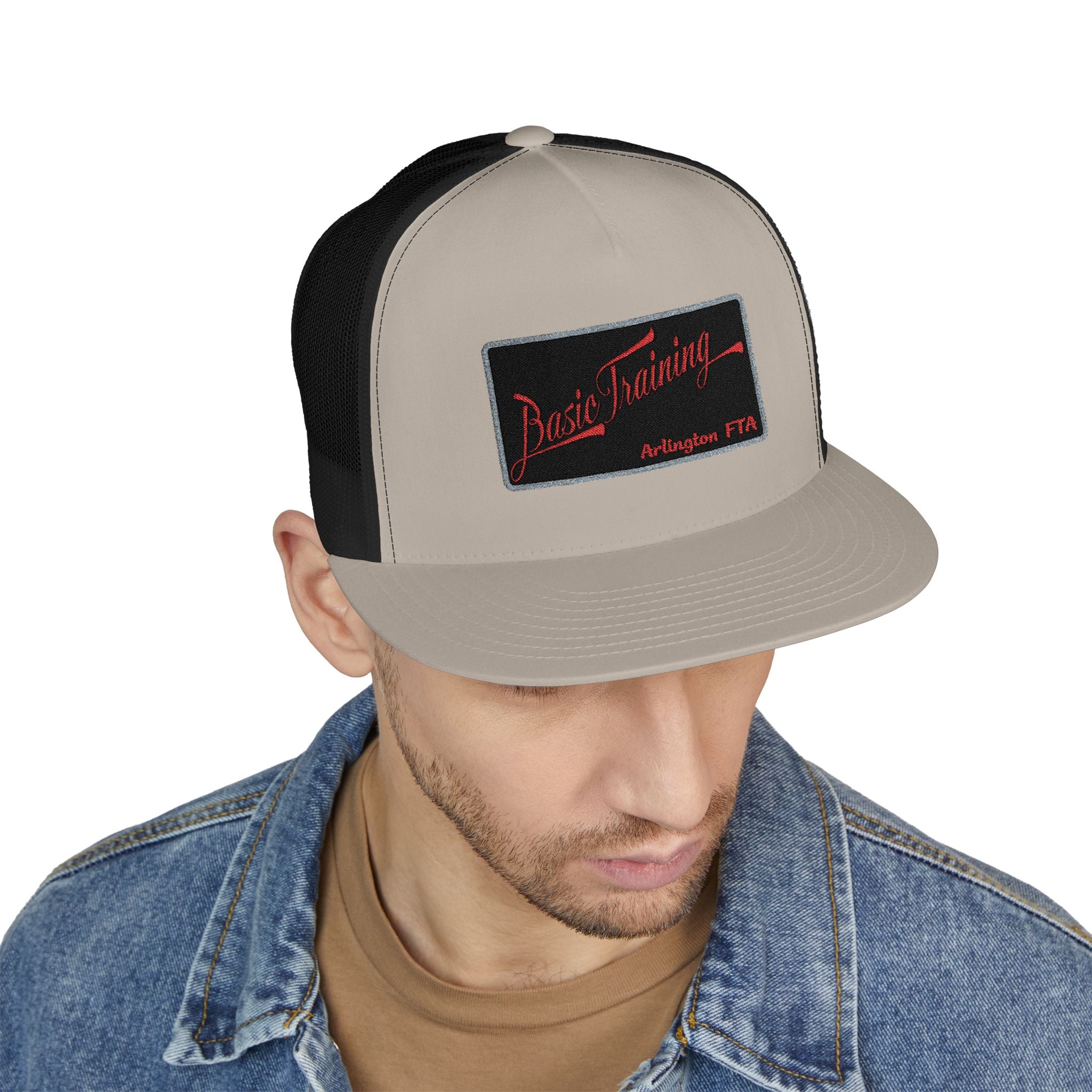 Arlington FTA Basic Training (Fire Training Academy) - 5 Panel Trucker Cap (Embroidery)
