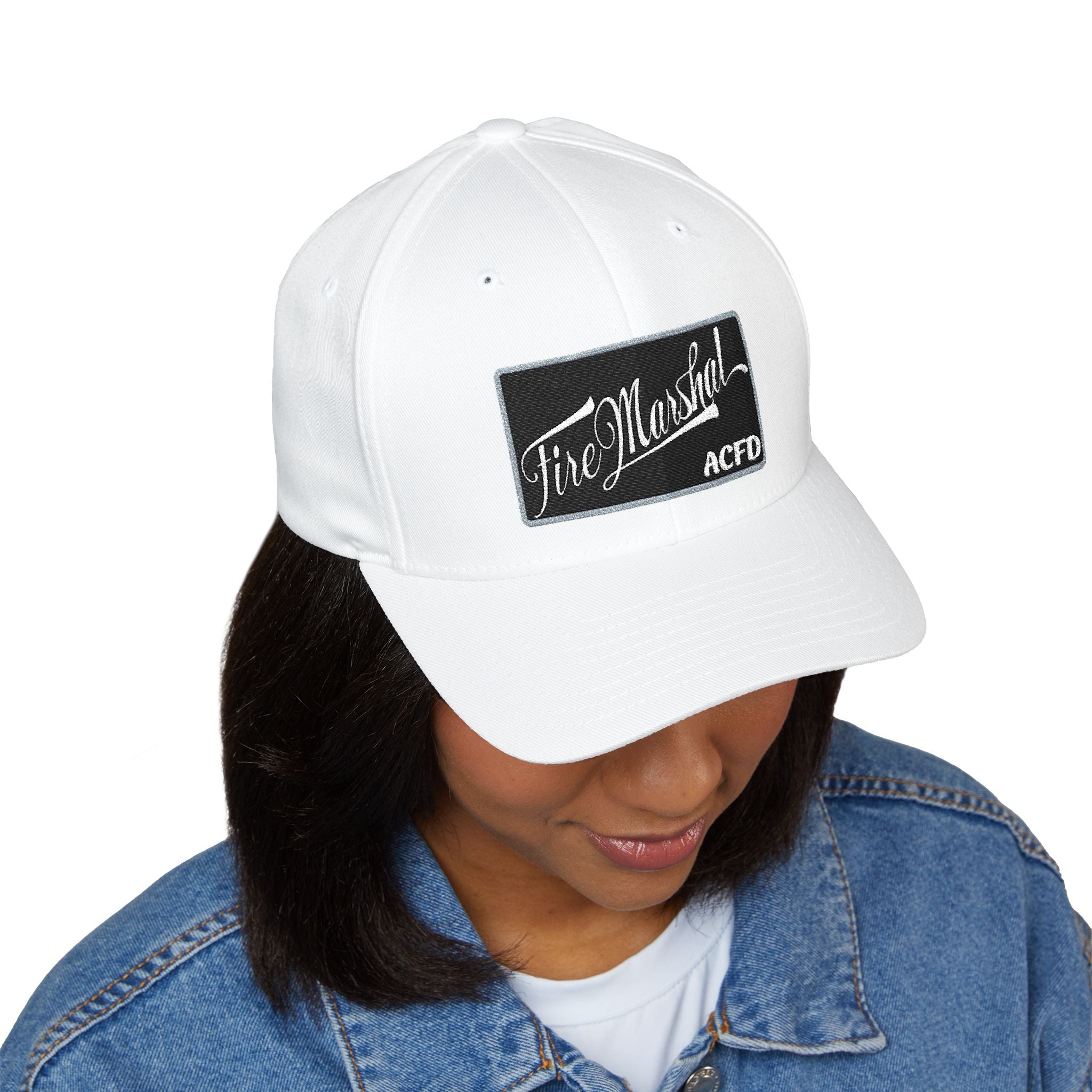 Arlington Fire Marshal Written - FLEXFIT Closed-Back Structured Cap (Embroidery)