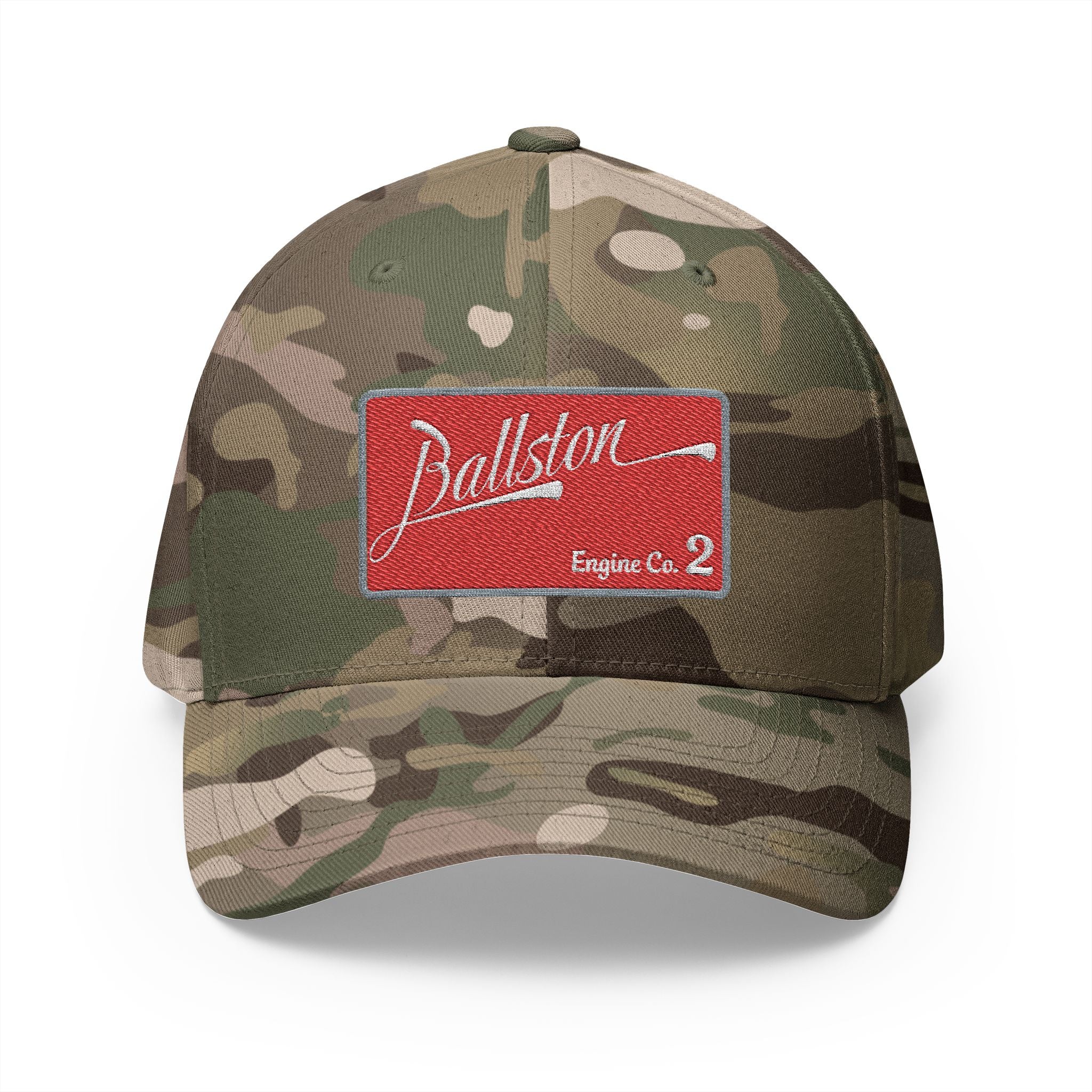 Arlington Ballston Engine 2 - FLEXFIT Closed-Back Structured Cap (Embroidery)
