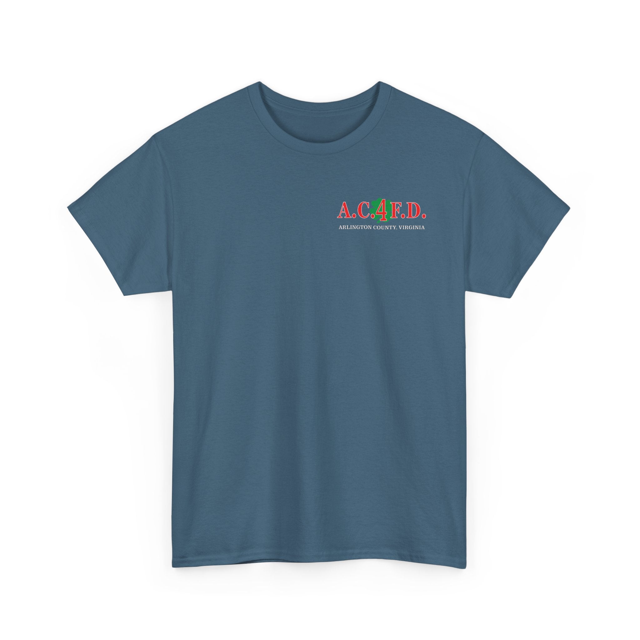 Station 4 AC4FD front / Clover back - Gildan 100% Cotton Tee Unisex Heavy