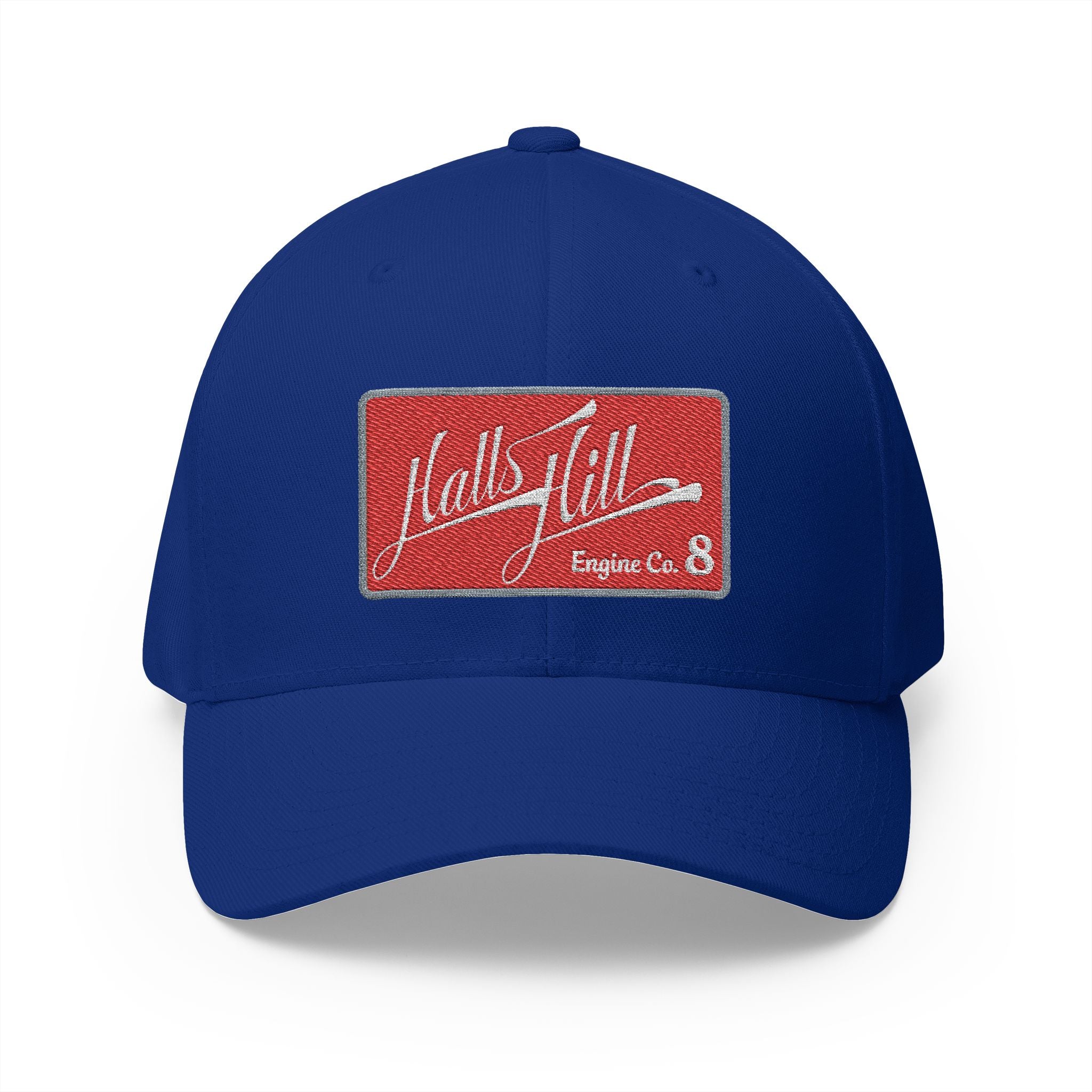 Arlington Halls Hill Engine 8 - FLEXFIT Closed-Back Structured Cap (Embroidery)