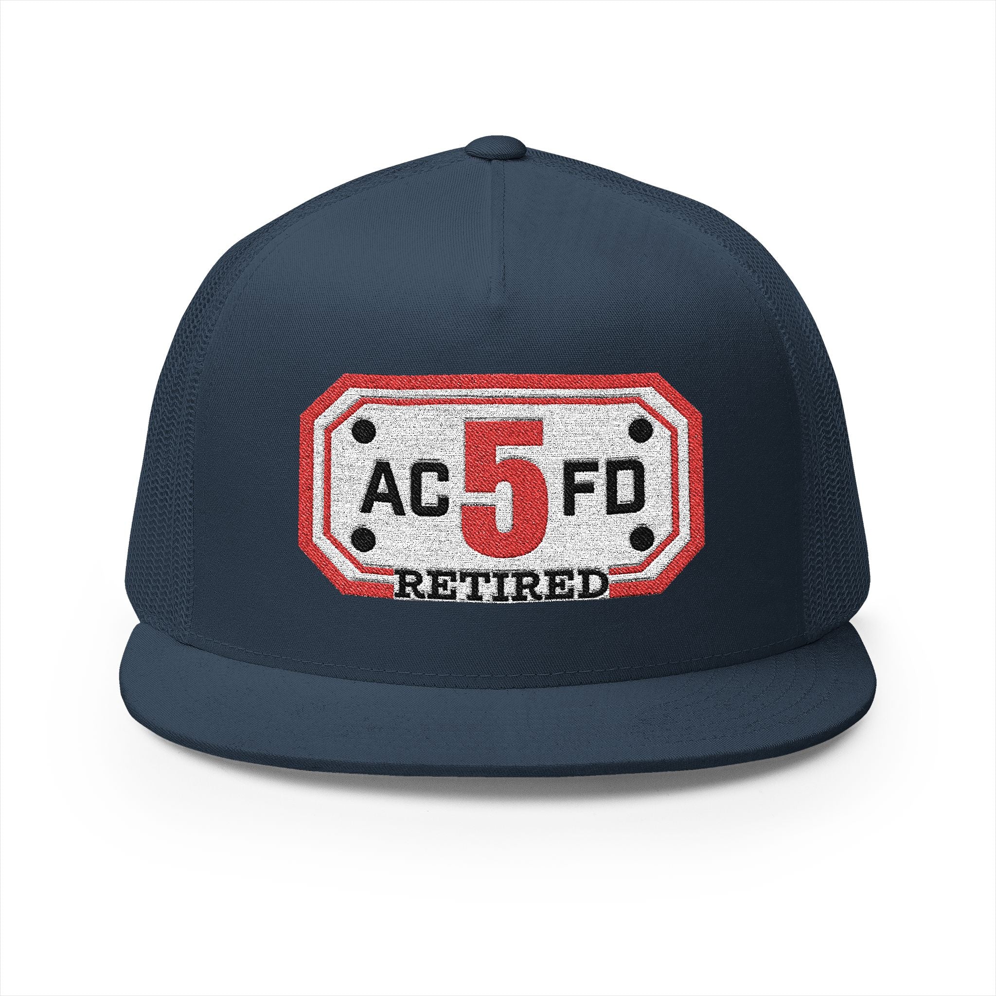 Retired Arlington Engine 5 - 5 Panel Trucker Cap (Embroidery)