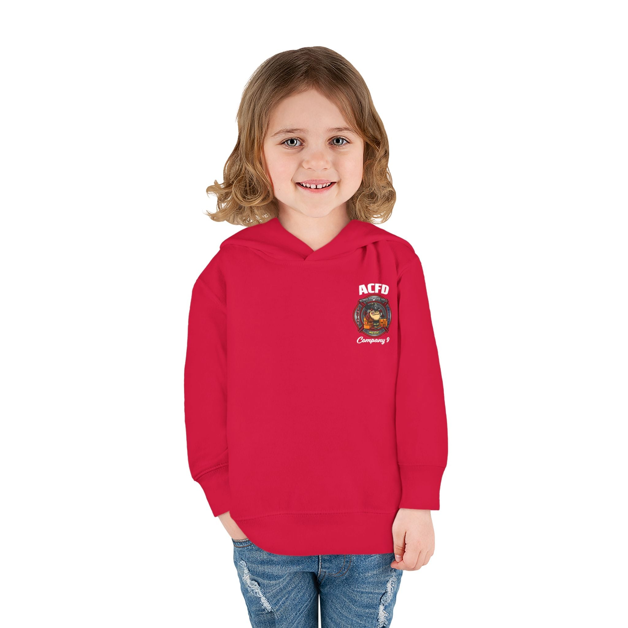 Station 9 Engine - Toddler Pullover Fleece Hoodie