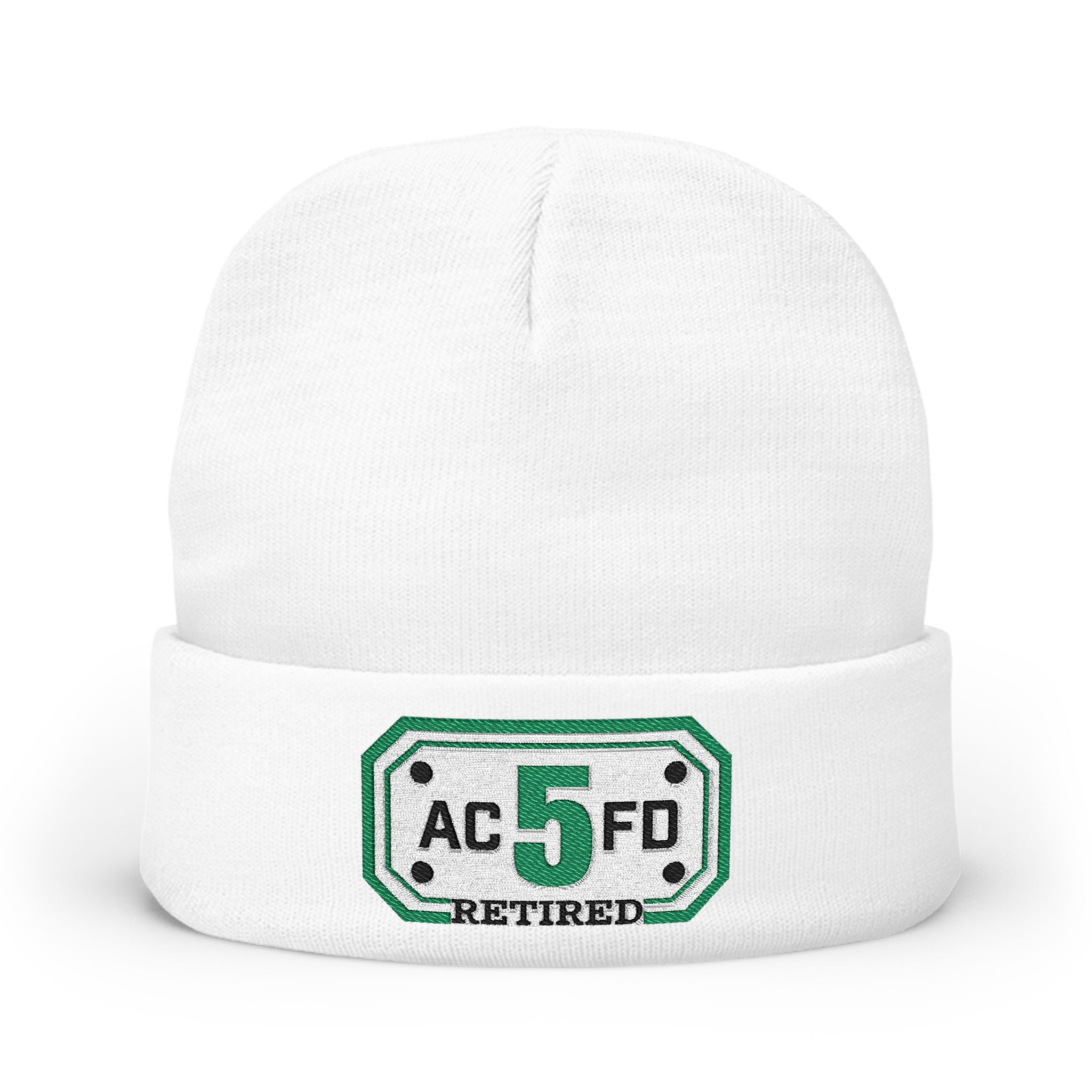 Retired Arlington Truck 5 - Knit Beanie (Embroidery)