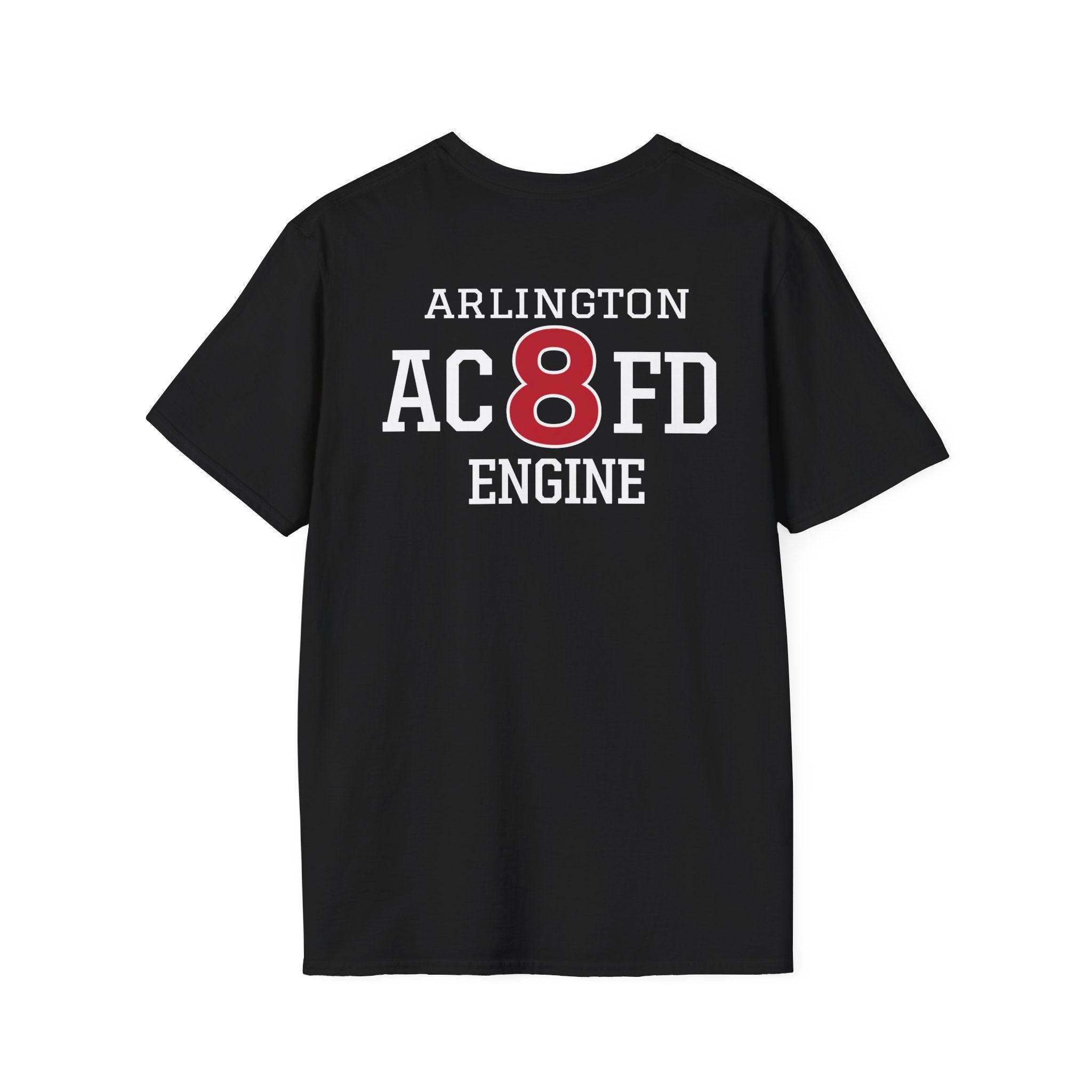 Engine 8 Arlington - Gildan Soft Cotton Softstyle T-Shirt