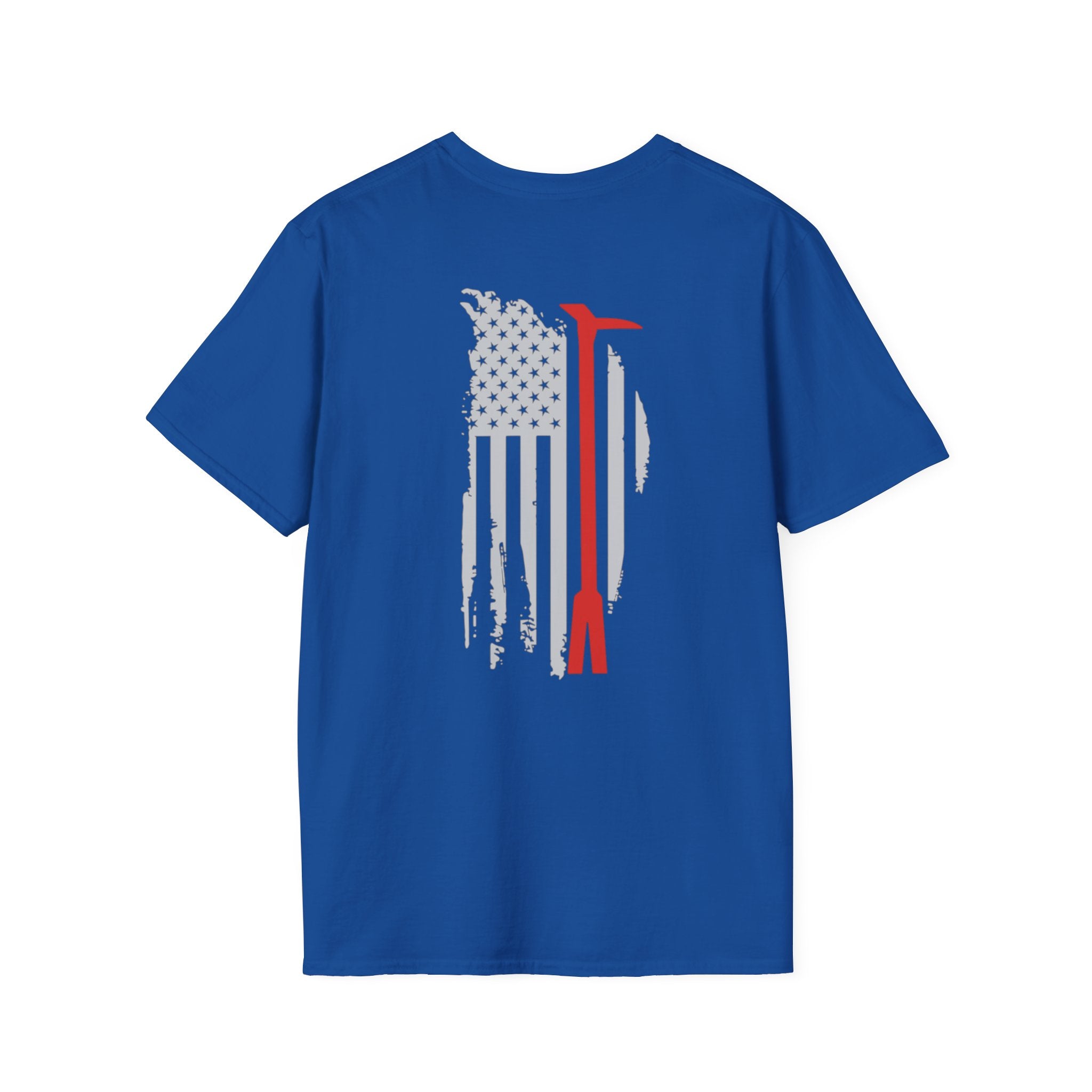 Halligan US Flag - Unisex Softstyle T-Shirt