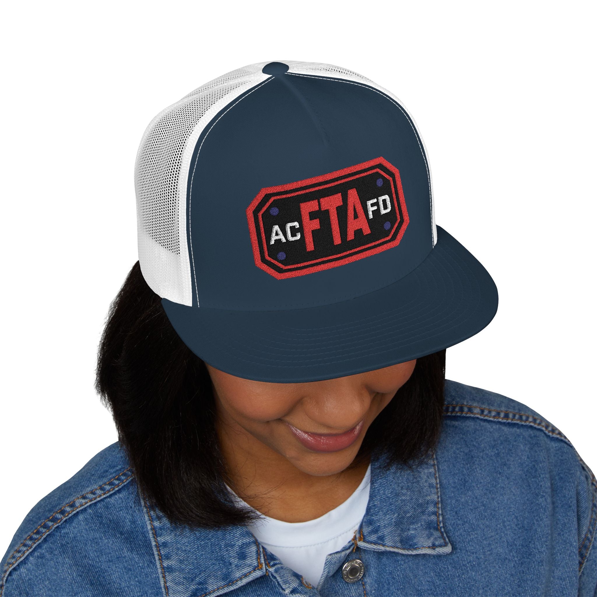 Arlington FTA (Fire Training Academy) - 5 Panel Trucker Cap (Embroidery)