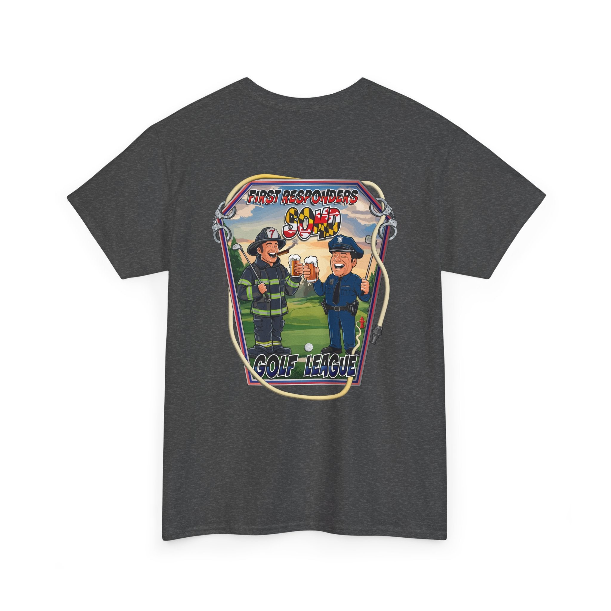 SOMD First Responder Golf - Heavy Cotton Tee