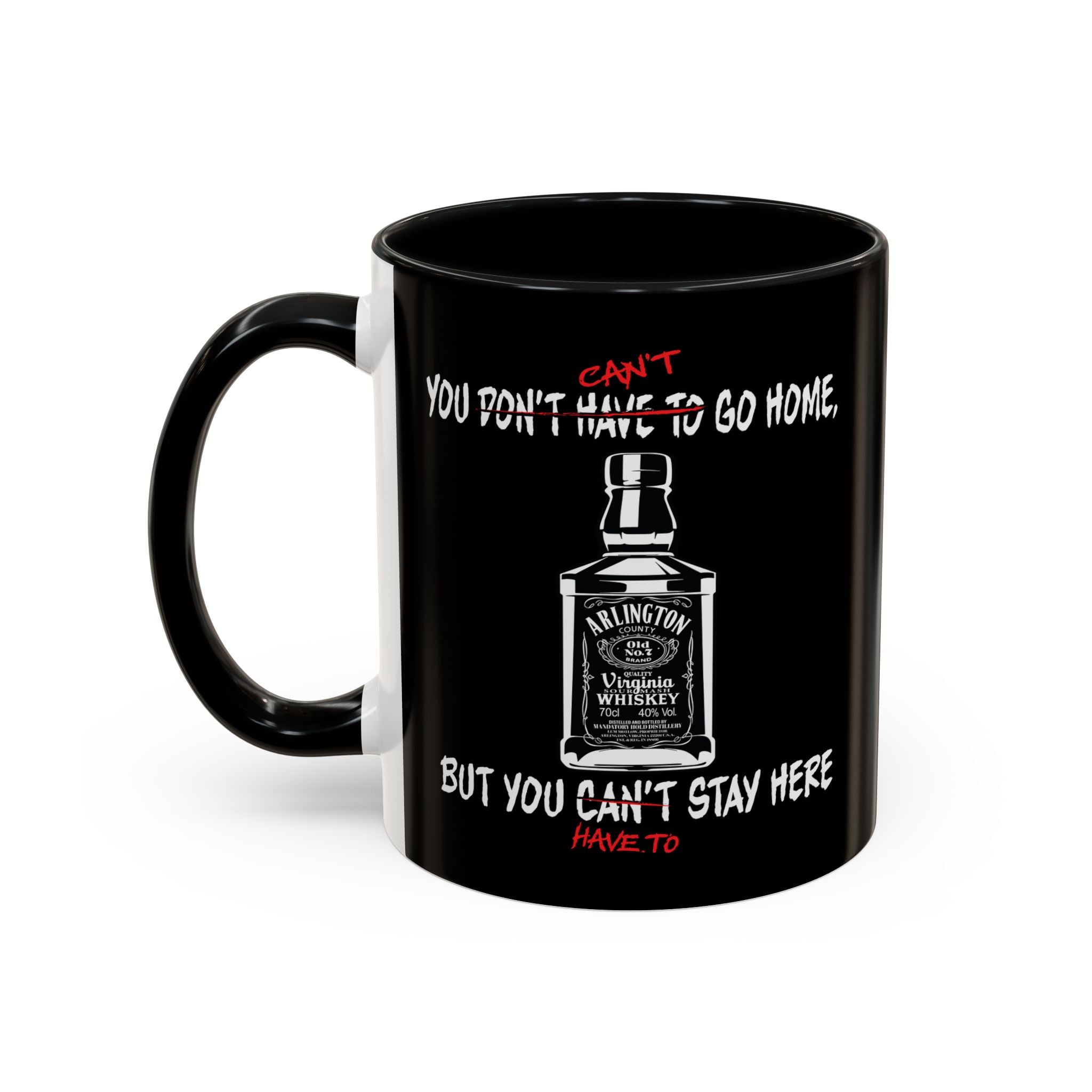 Arlington Whiskey black Coffee Mug (11, 15oz)