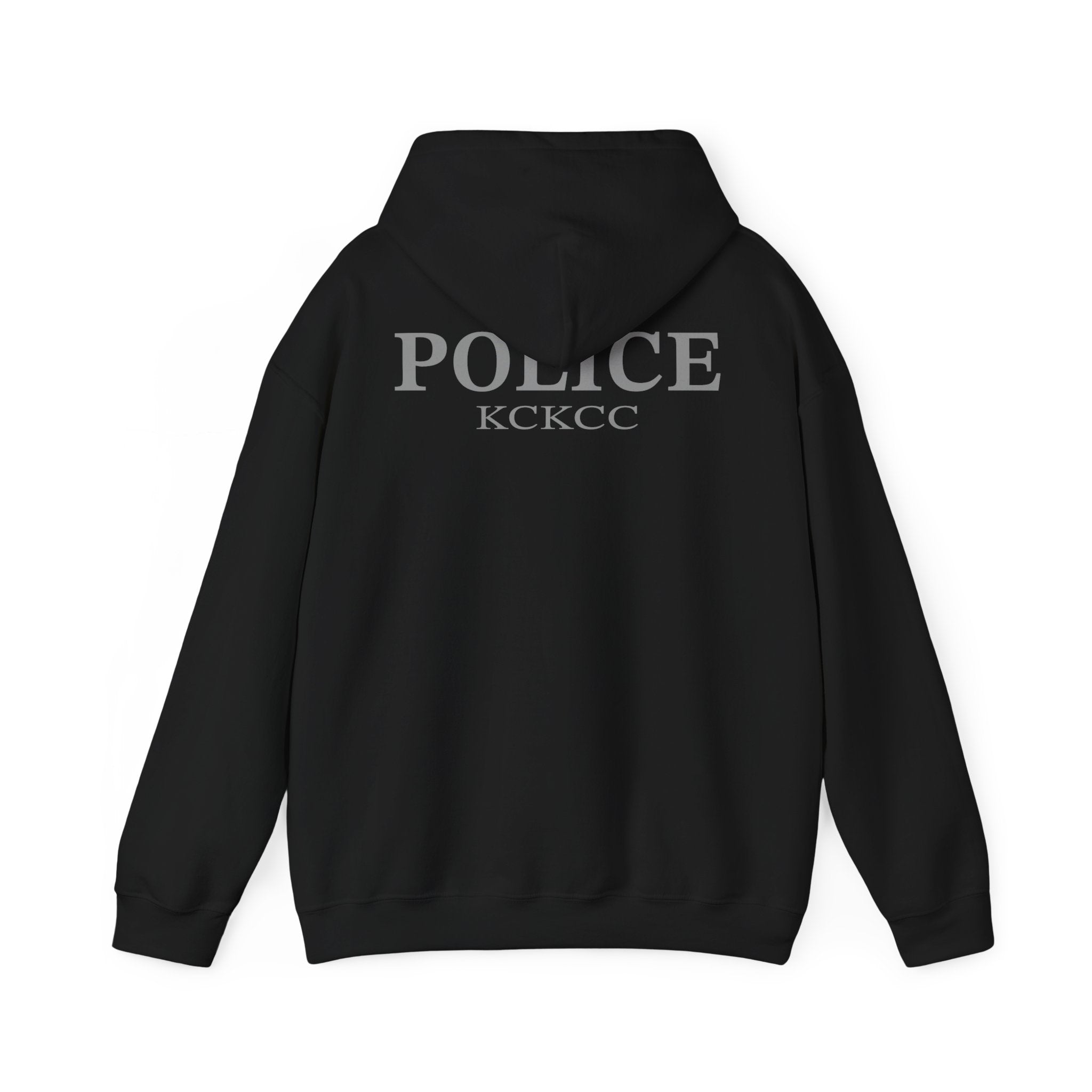 Kansas City College Police Grey Patch - Unisex Heavy Blend™ Hooded Sweatshirt