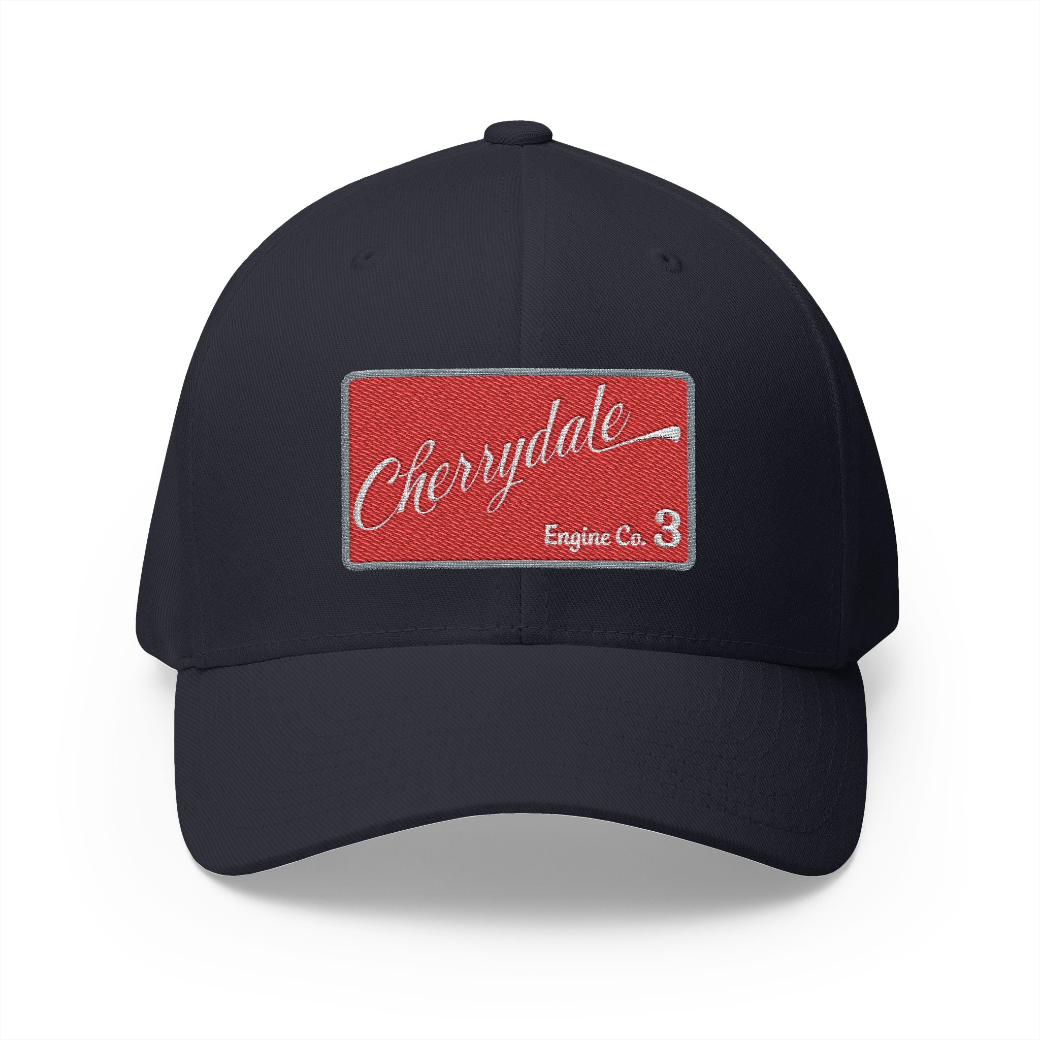 Arlington Cherrydale Engine 3 - FLEXFIT Closed-Back Structured Cap (Embroidery)