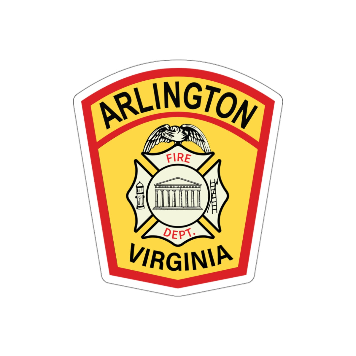 Die-Cut Stickers - Old Arlington Patch