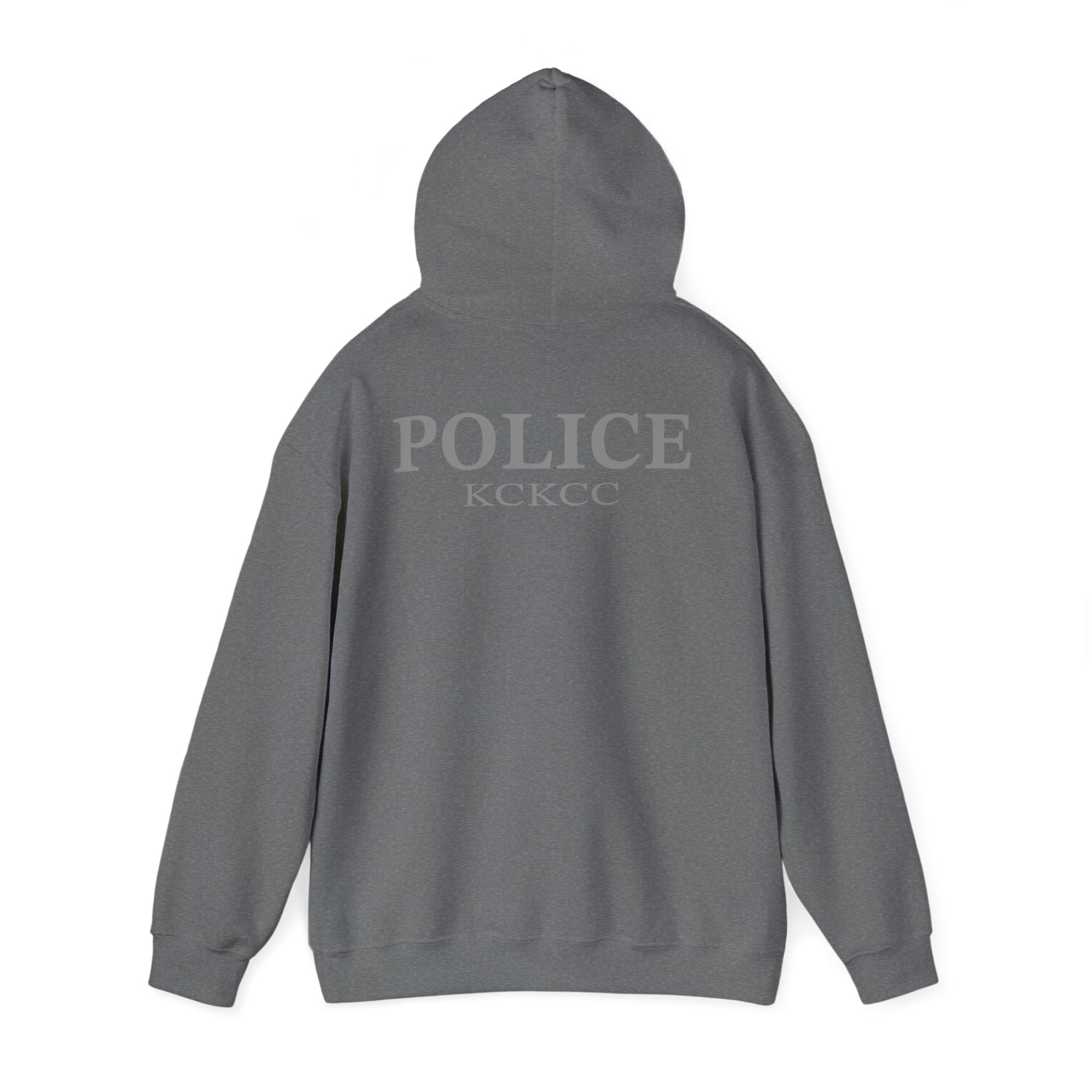Kansas City College Police Grey Patch - Unisex Heavy Blend™ Hooded Sweatshirt