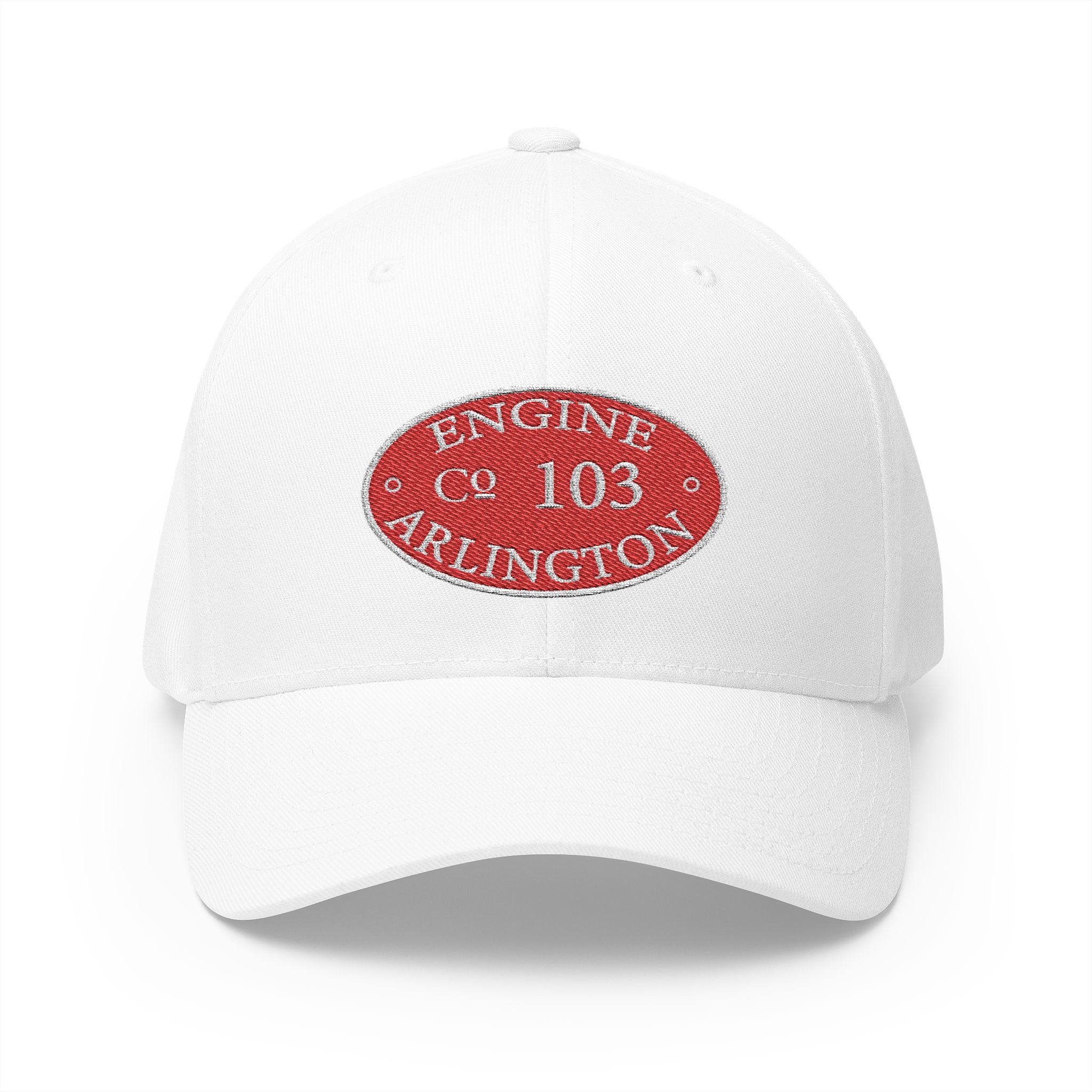 Arlington Engine 3 Circle Patch - FLEXFIT Closed-Back Structured Cap (Embroidery)