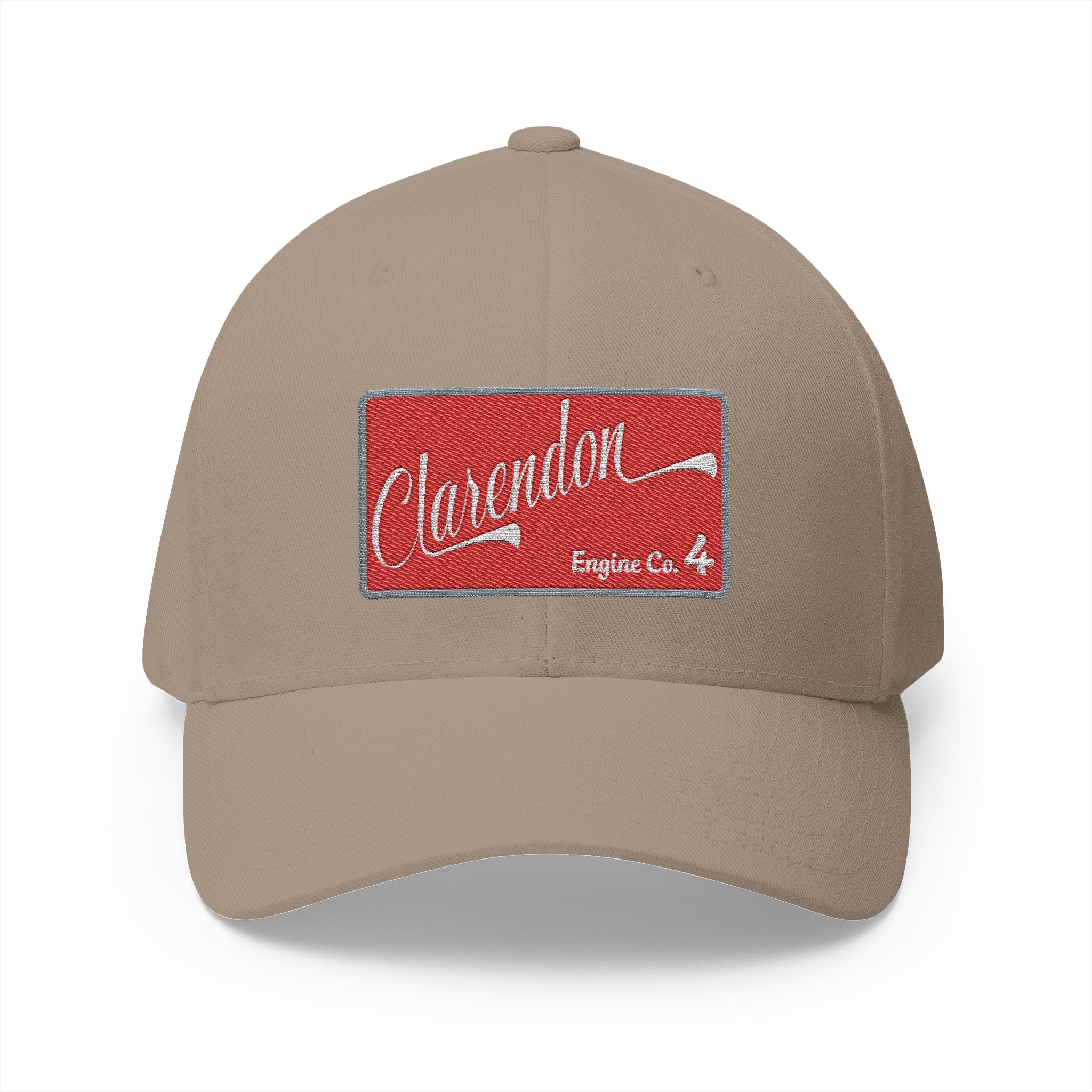 Arlington Clarendon Engine 4 - FLEXFIT Closed-Back Structured Cap (Embroidery)