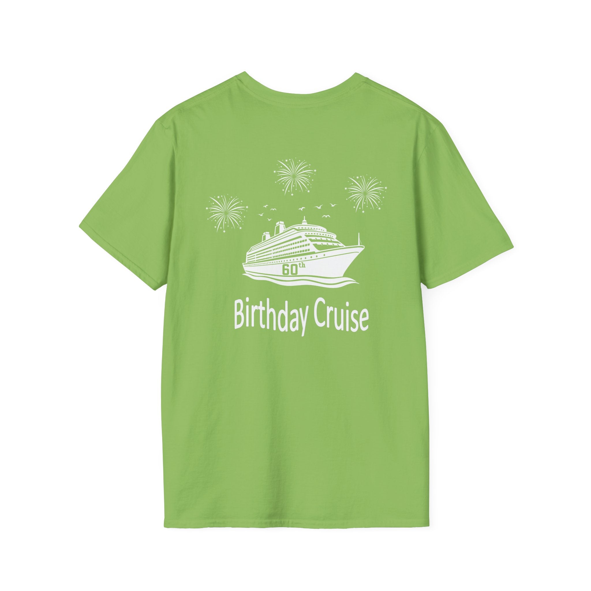 Renee Family Cruise white - Unisex Softstyle Cotton T-Shirt